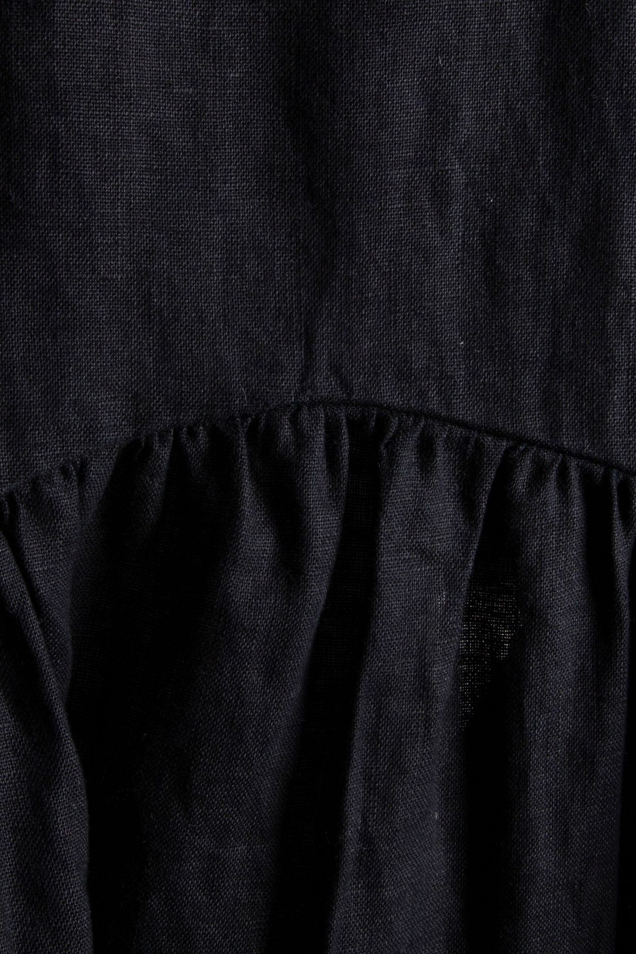AERONA LINEN DRESS BLACK 5
