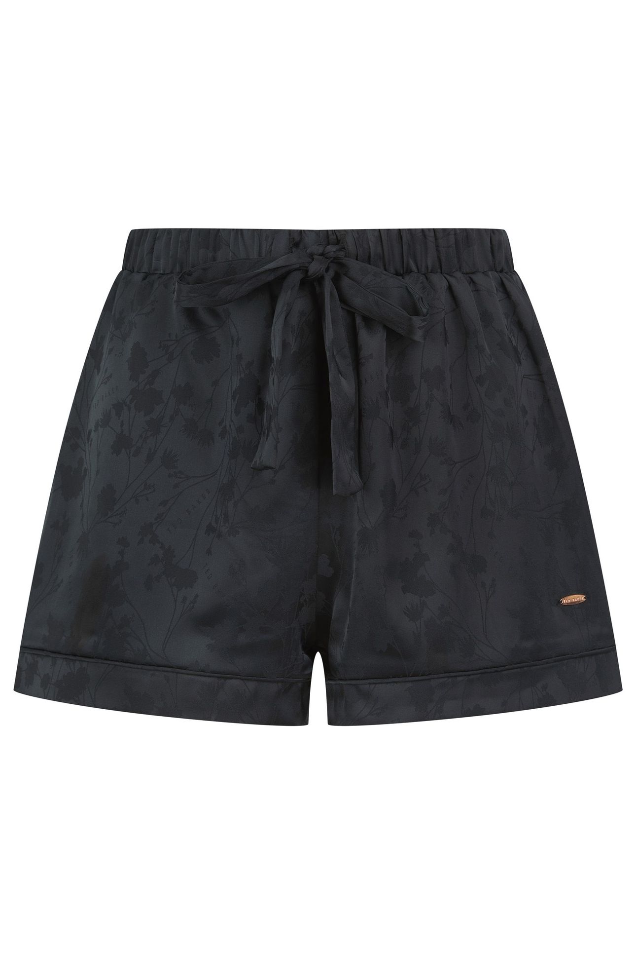 ZARA SHORT SATIN PJ JET BLACK 3