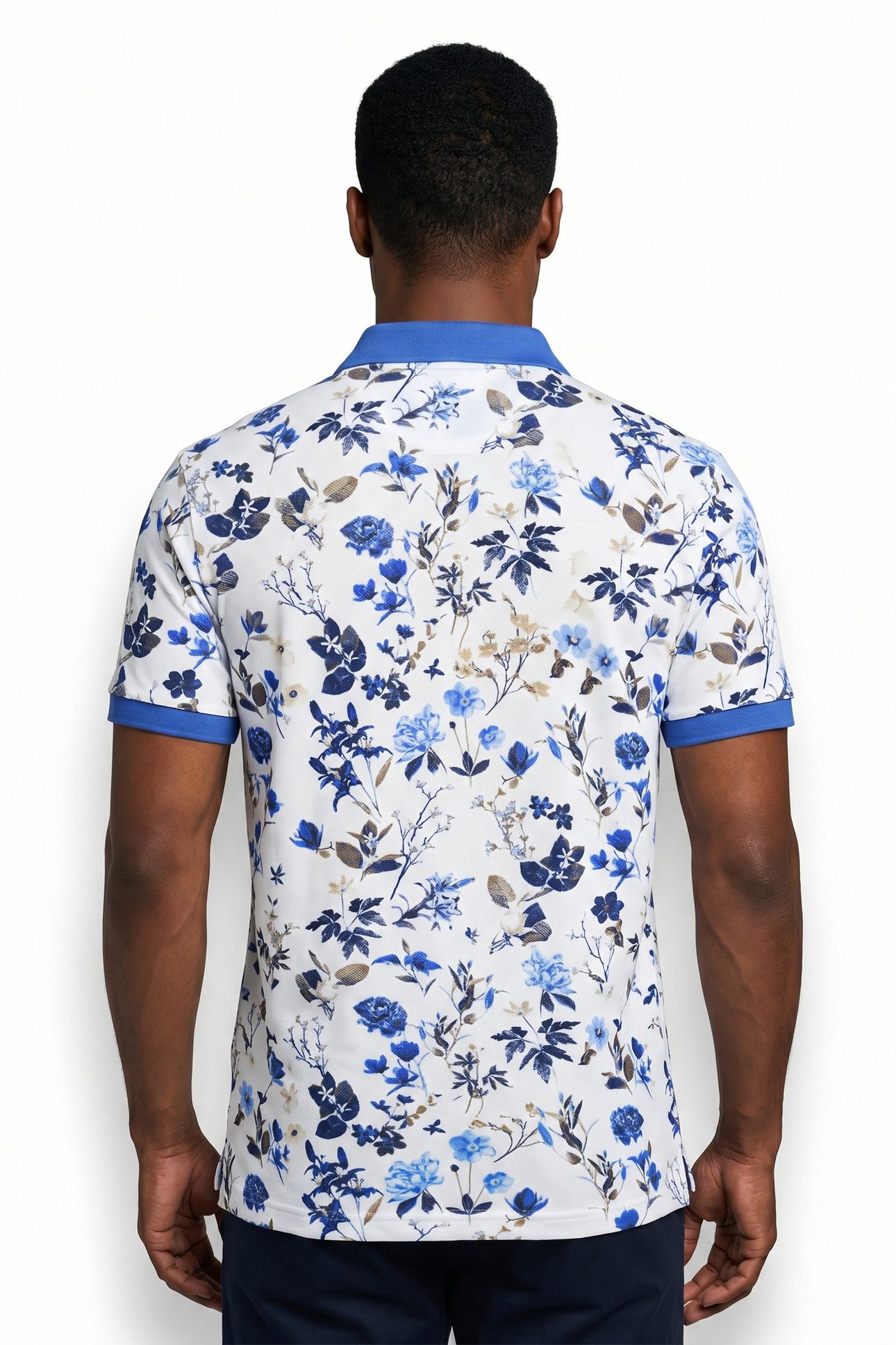LUX AOP FLORAL PIQUE CF WHITE 3