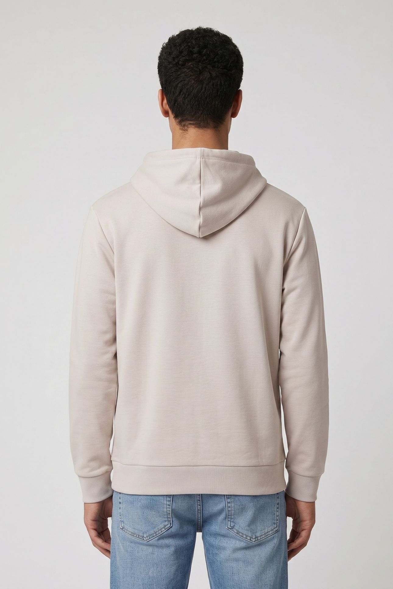LS INTERLOCK HOODIE TAUPE 2
