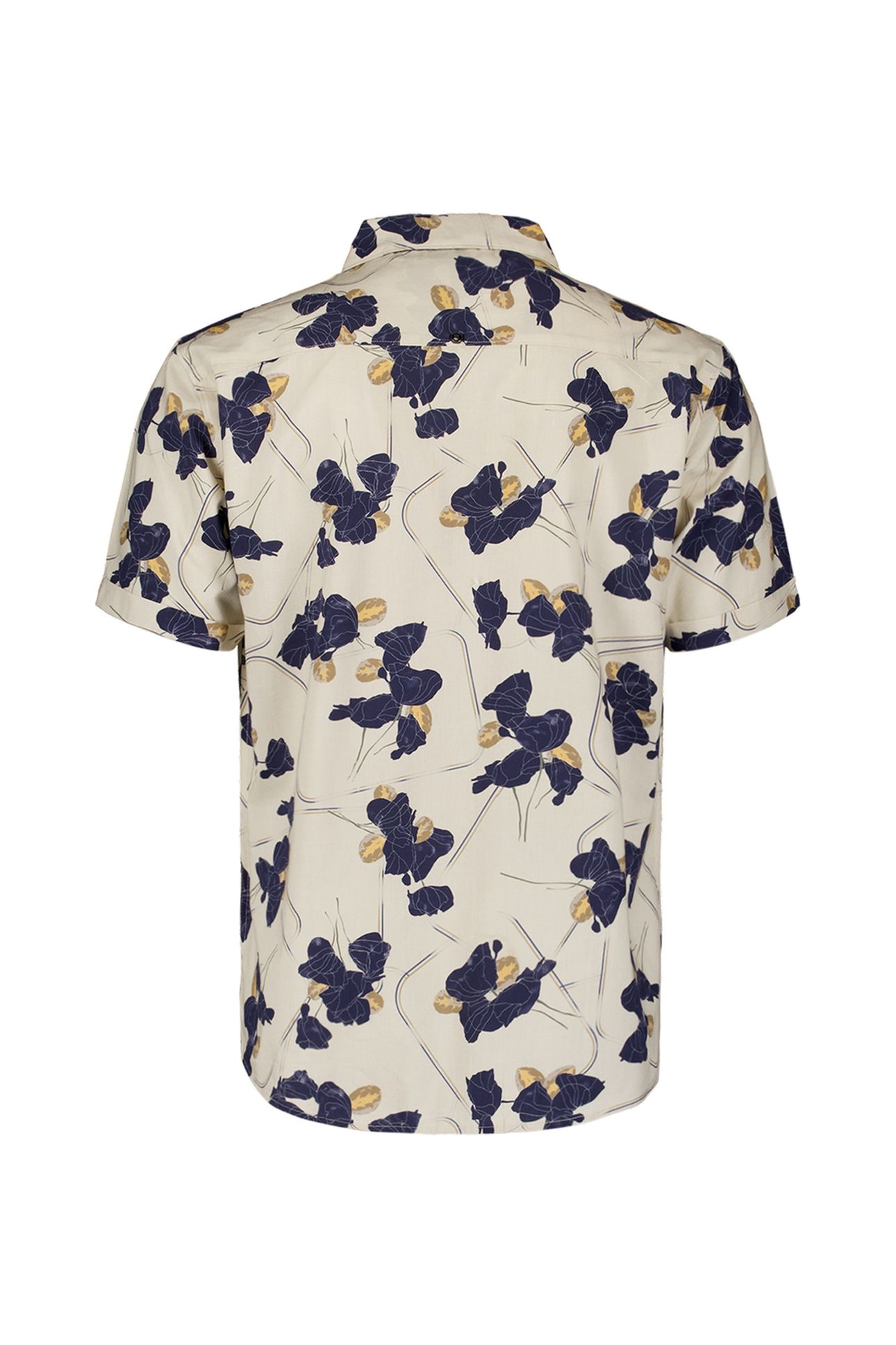 SHIRT SHORT SLEEVE REVERS COLLAR ALLOVER PRINTED CEMENT 5