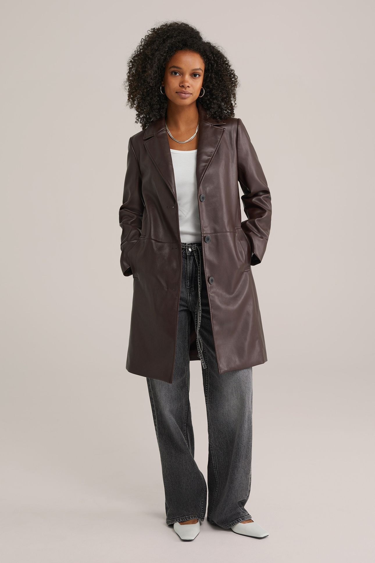 COAT BURGUNDY RED 2
