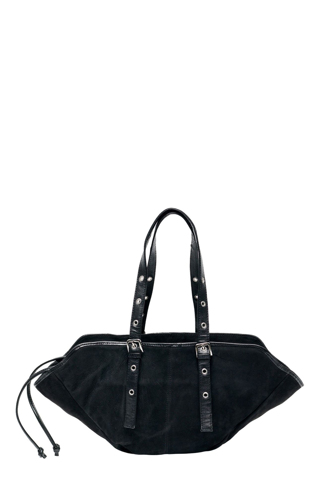 SMALL NORA NUBUCK BLACK 1