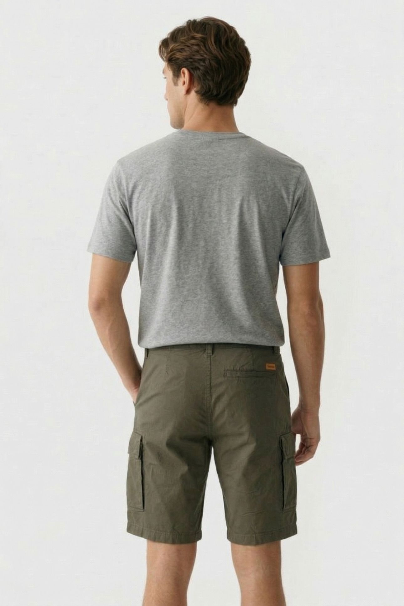 BROOKLINE POPLIN CARGO SHORT LEAF GREEN 3