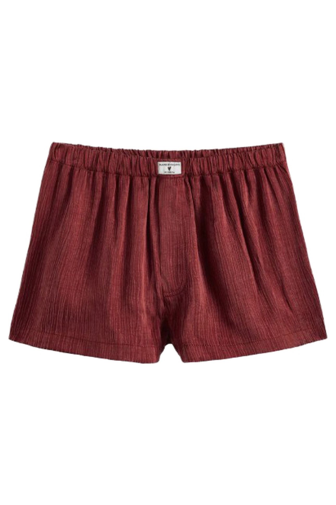 THE RED CRINKLE BOXER SHORTS RED 1