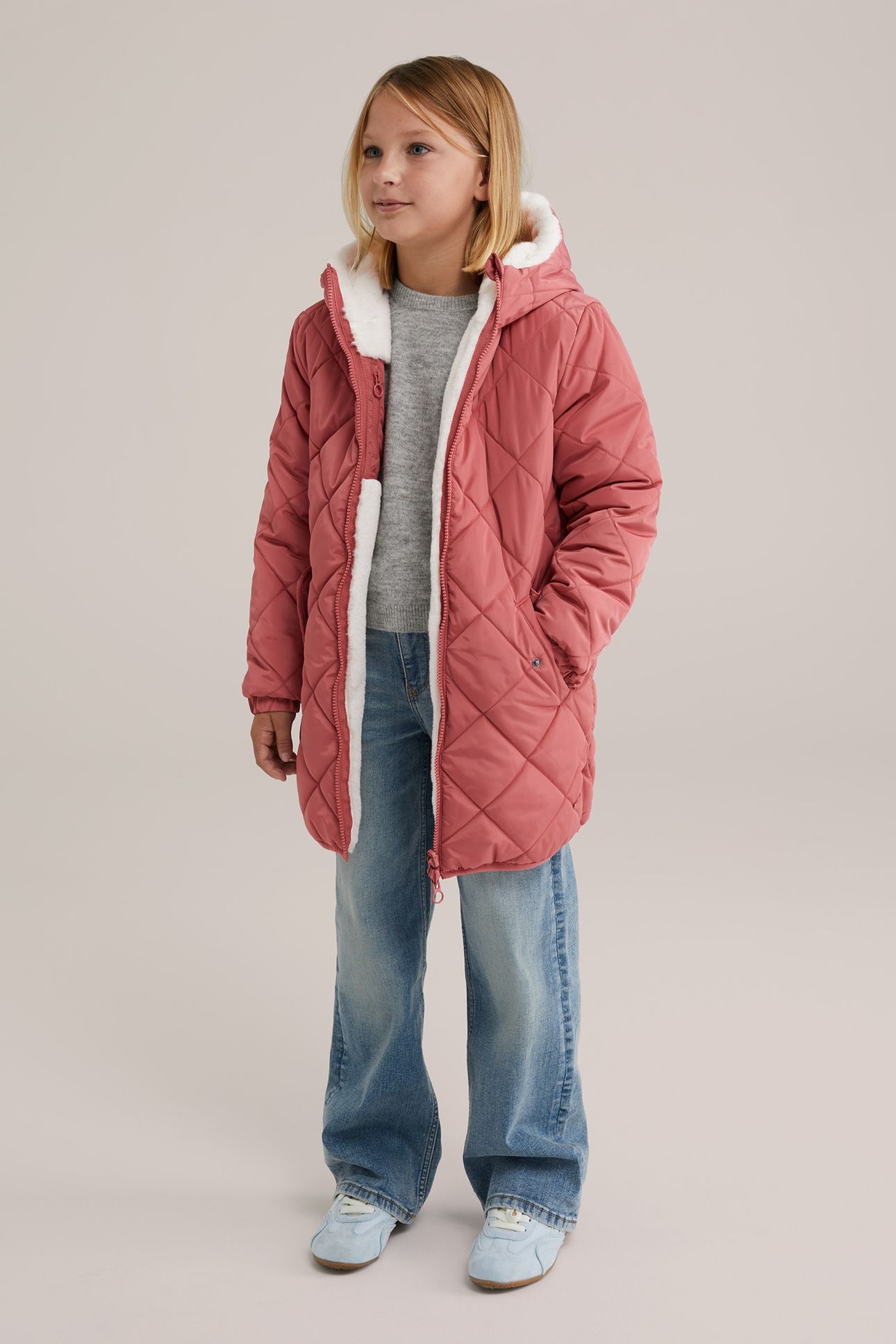 JACKET REVERSIBLE PARKA PINK 1