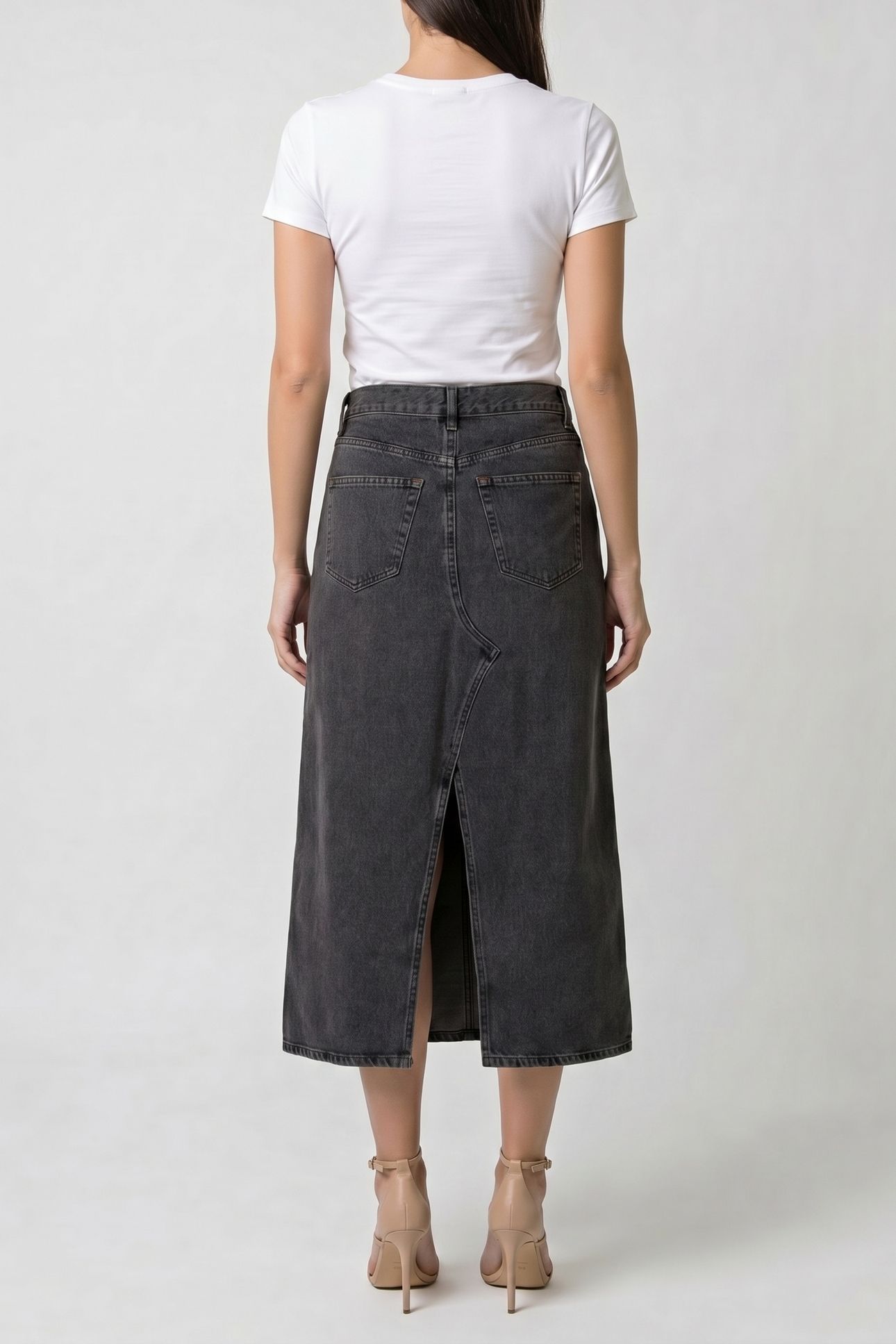 JANA LONG SKIRT BLACK 2