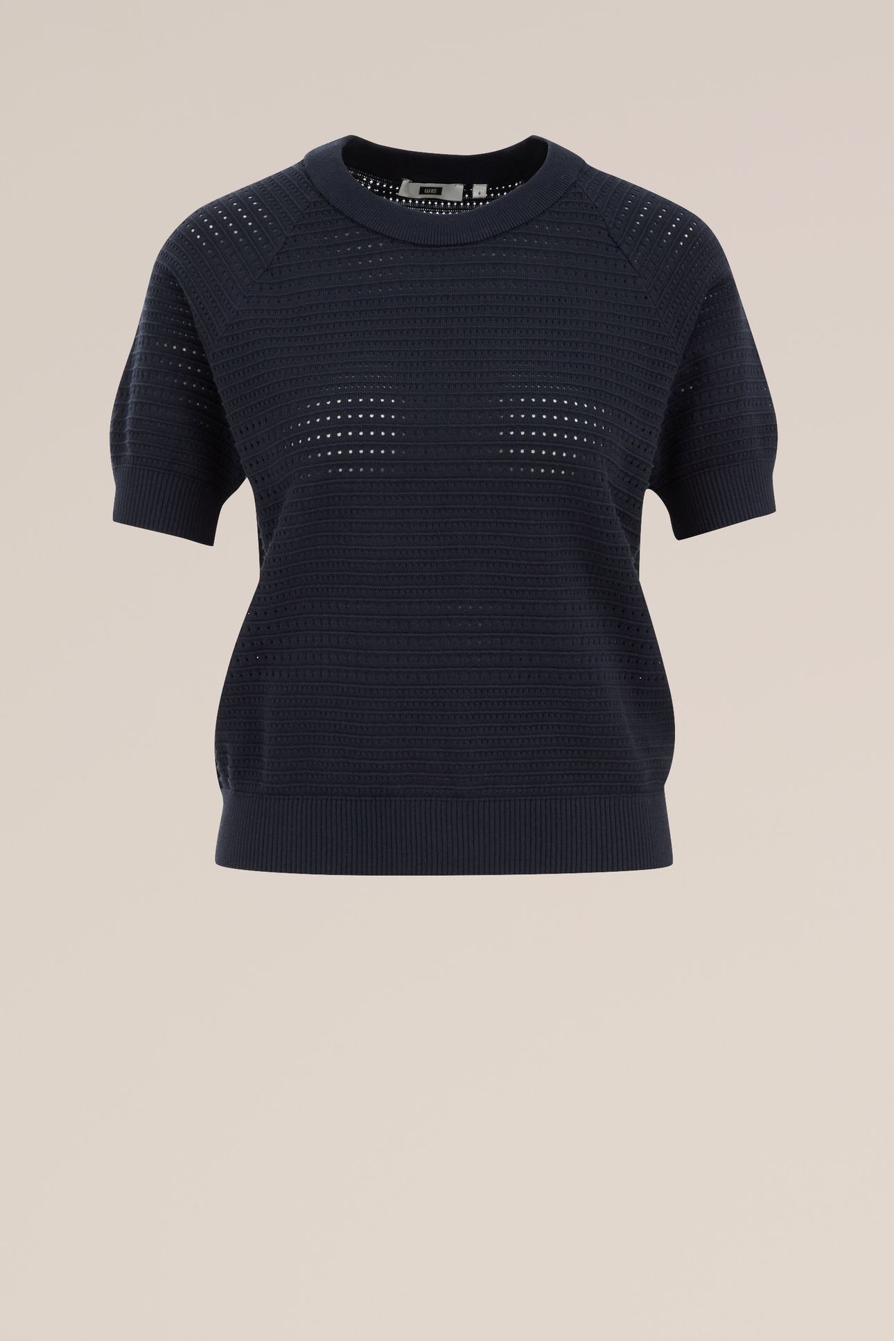KNITTED PULLOVER NAVY BLUE 4