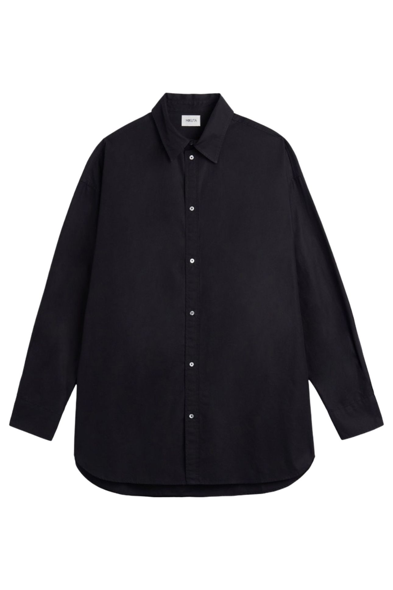 THE BLACK COTTON SHIRT DRESS BLACK 3
