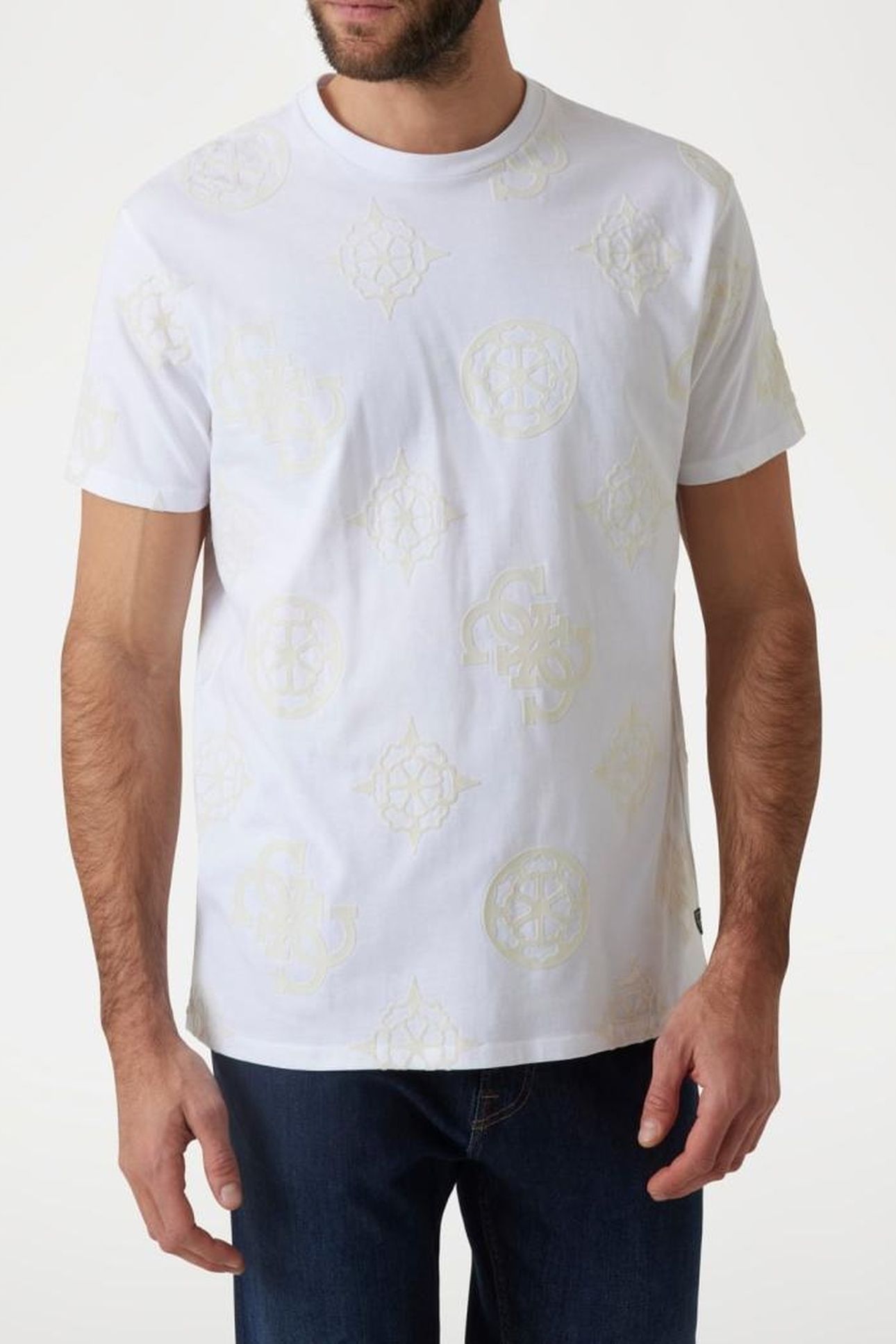 GUESS ECO SS BSC GUESS PEONY P PURE WHITE 3