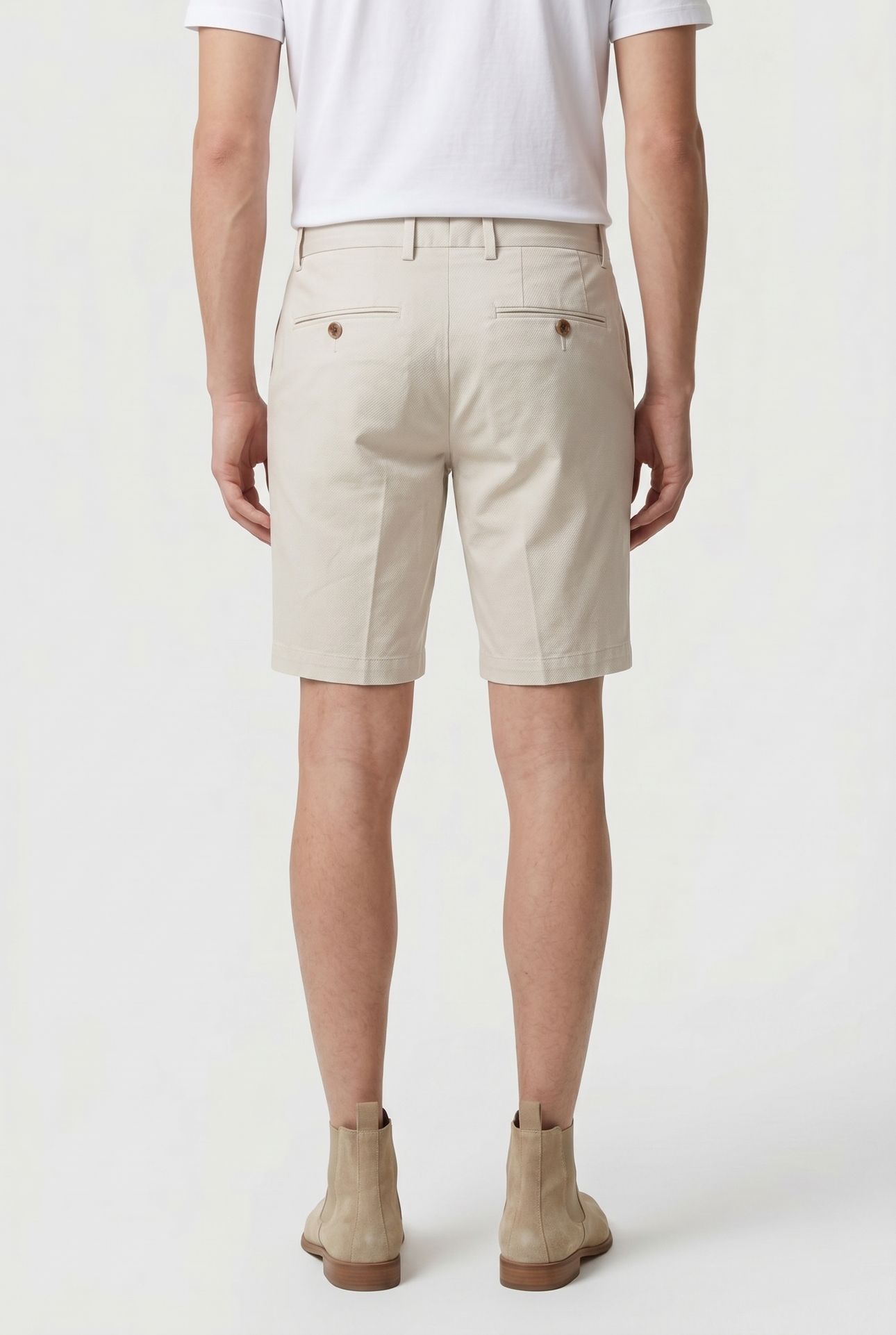 CASUAL CHINO SHORT CHALK 2