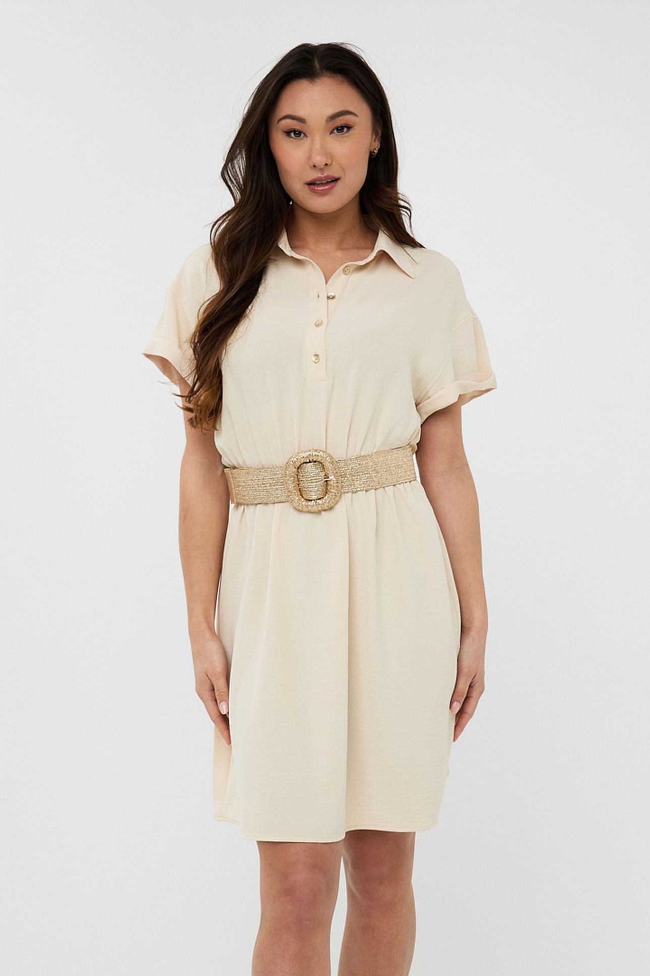 DRESS CRINKLE SAND 2