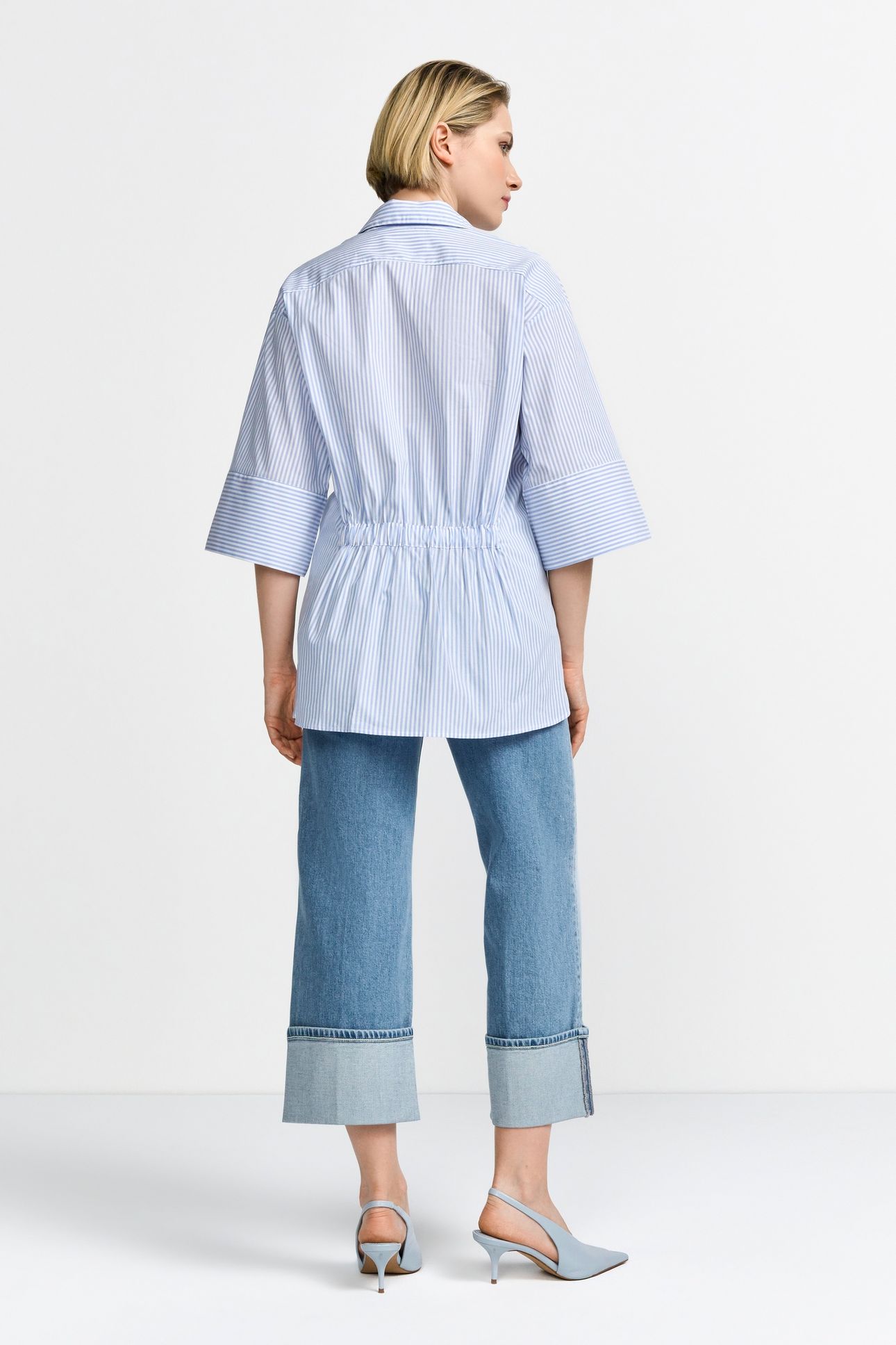 CULOTTE ROLL-UP DENIM ORGANIC DENIM BLUE 3