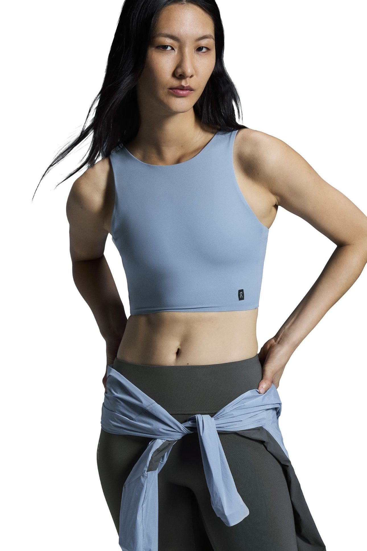 CORE 2-IN-1 CROP 1 W CHAMBRAY 3