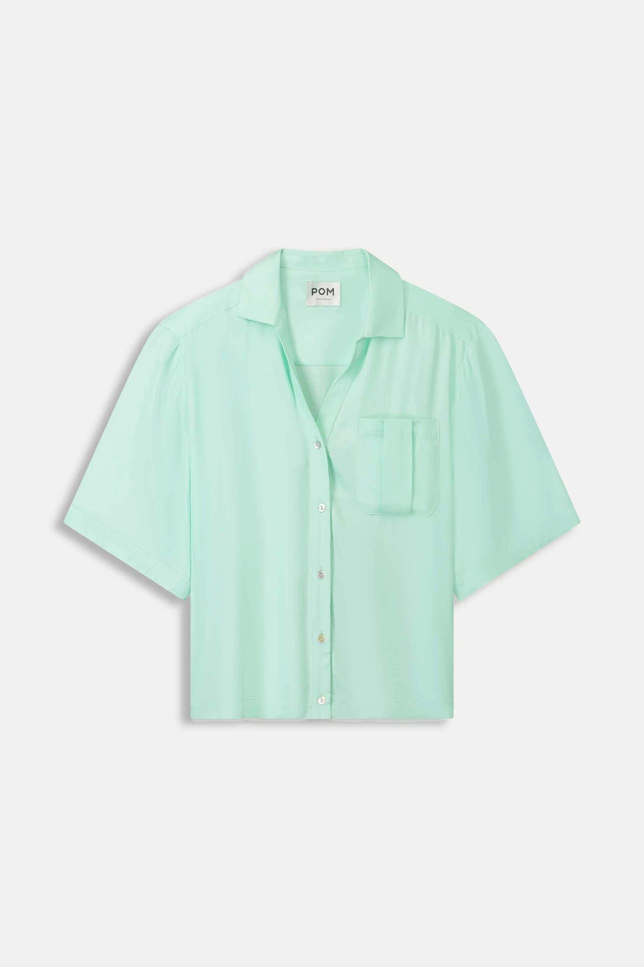 BLOUSE - SATIN FRESH MINT 5