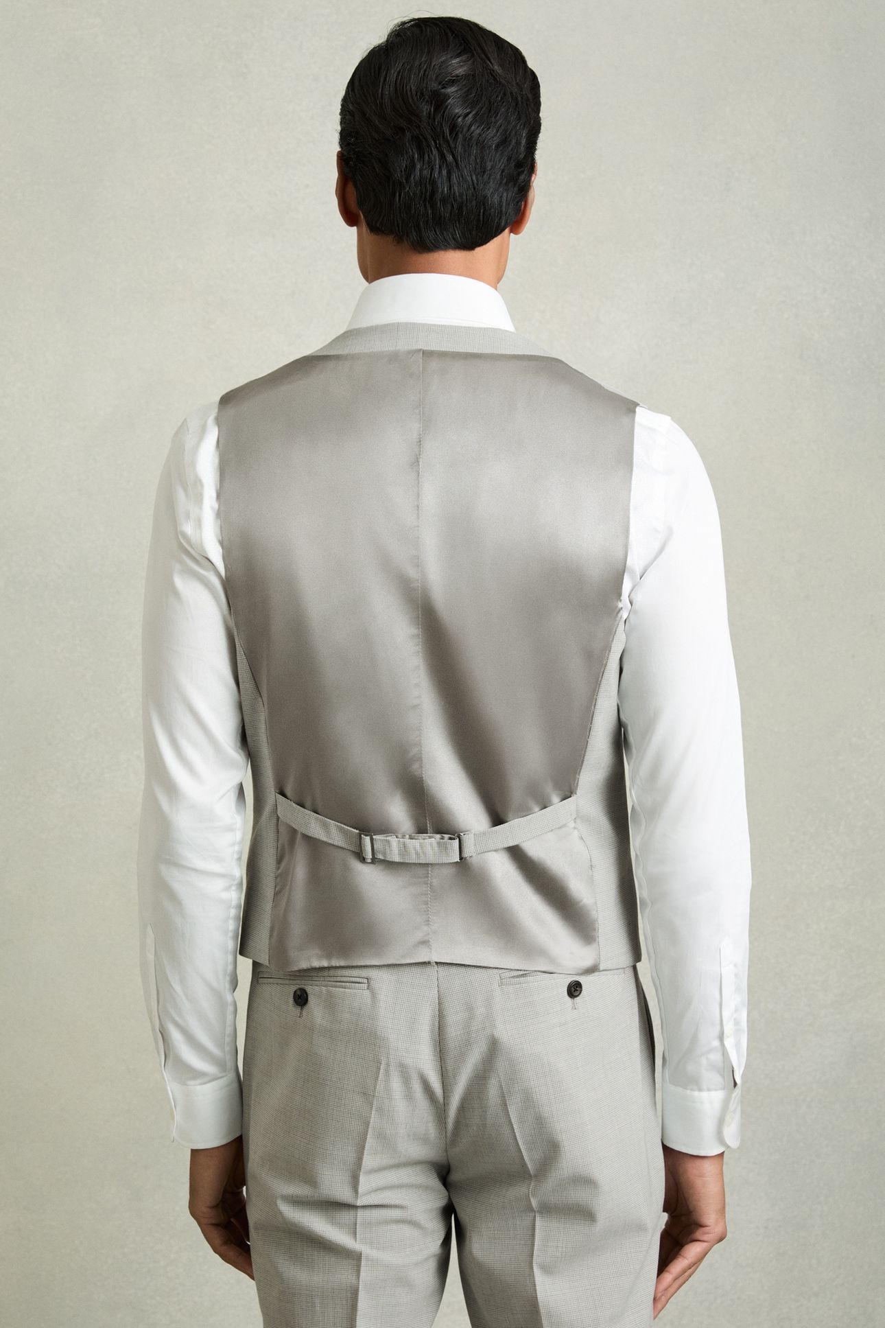 CHECK WAISTCOAT GREY 3