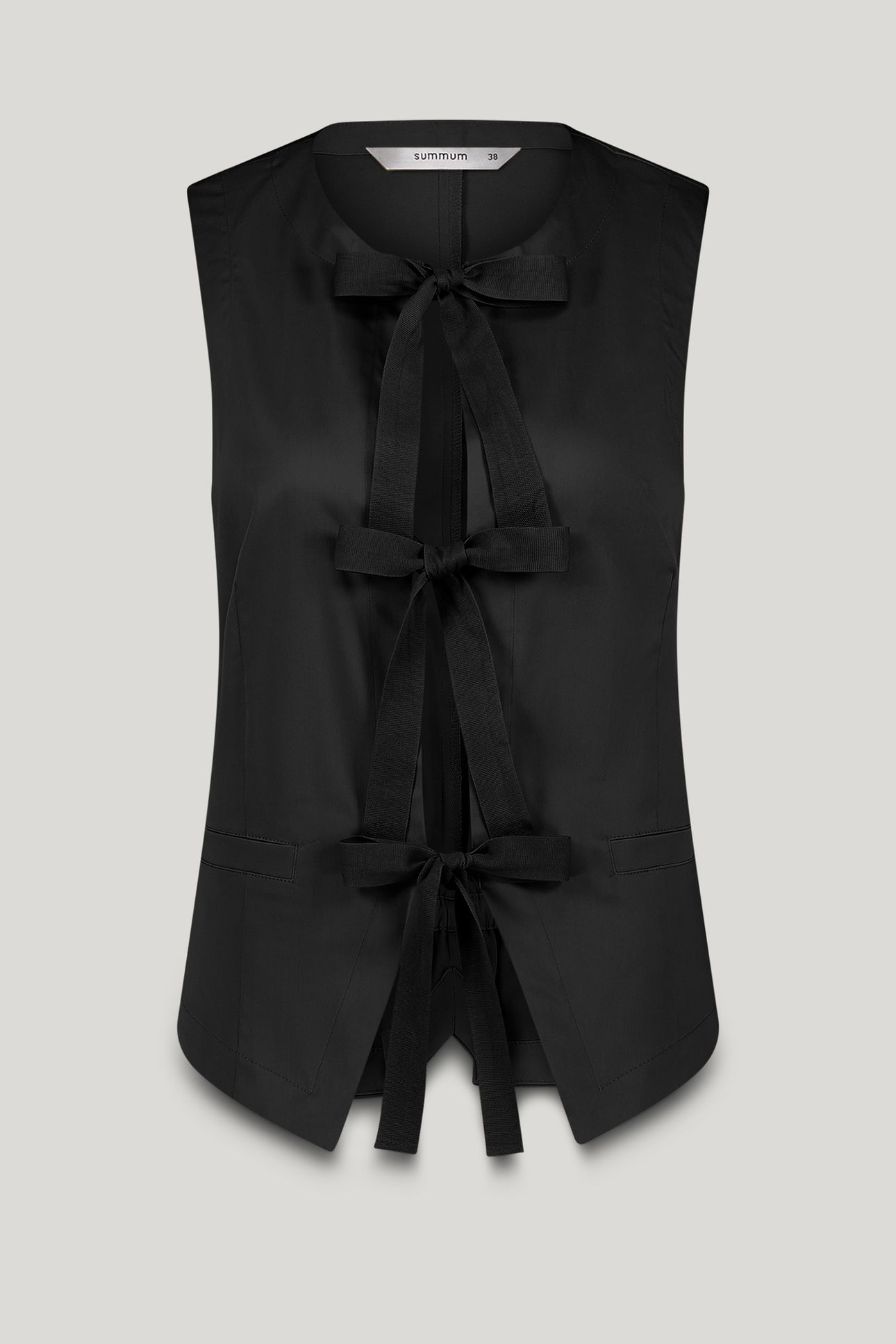 GILET COTTON STRETCH BLACK 3