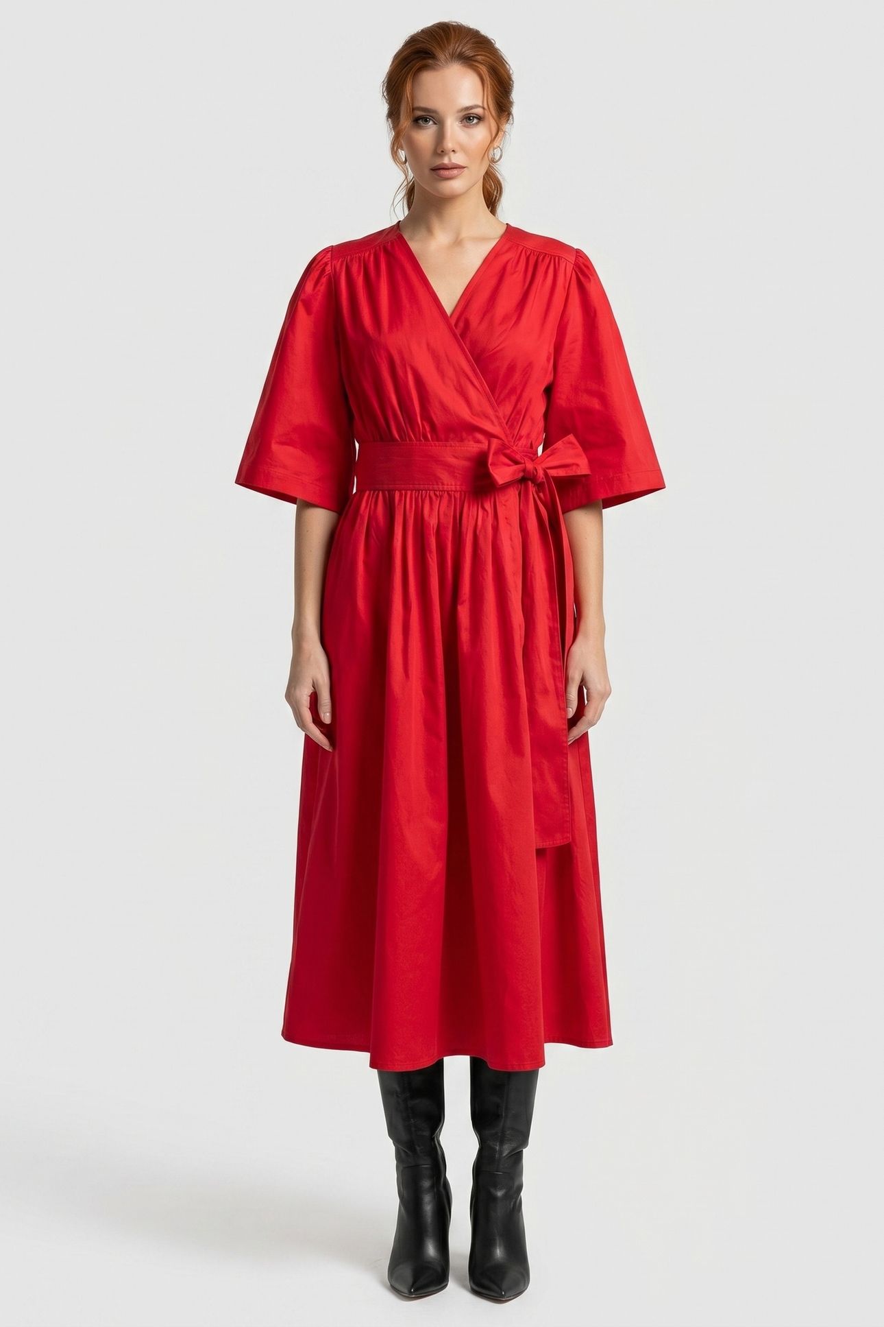 TRAVIS DRESS RED 1