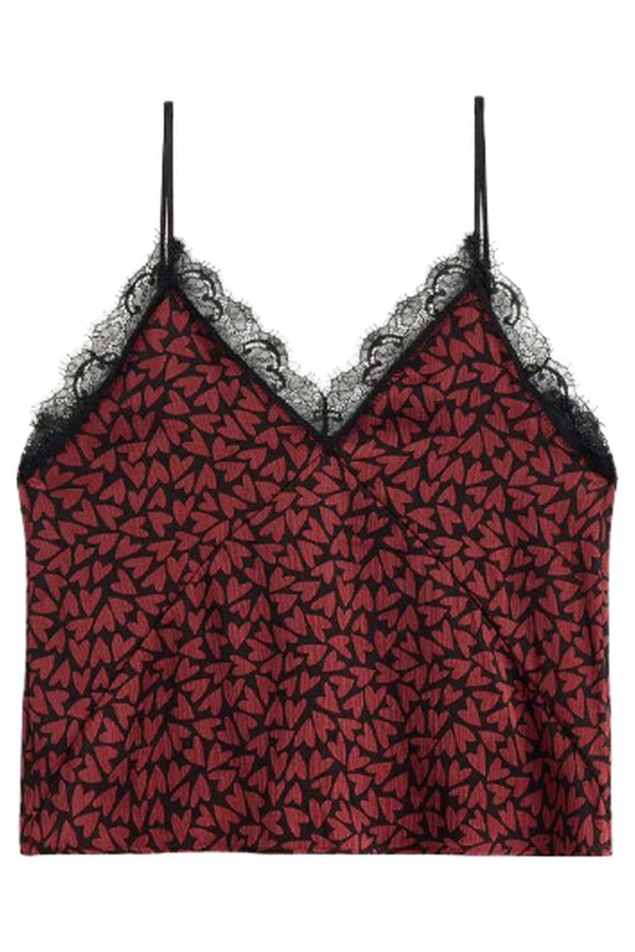THE RED HEARTS CRINKLE TOP RED 2
