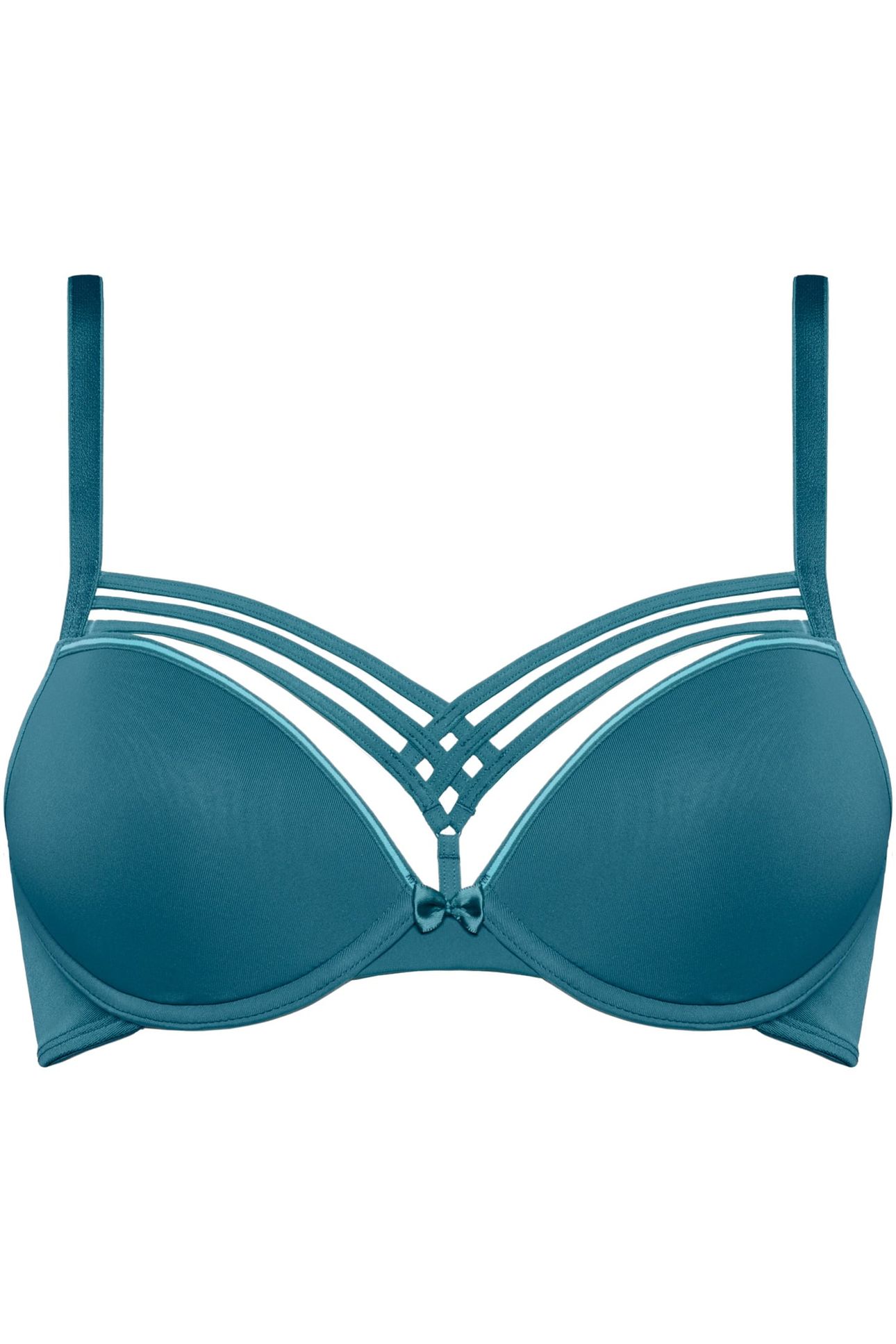 DAME DE PARIS BRAPUSH UPWIRED PADDED BLUE 3