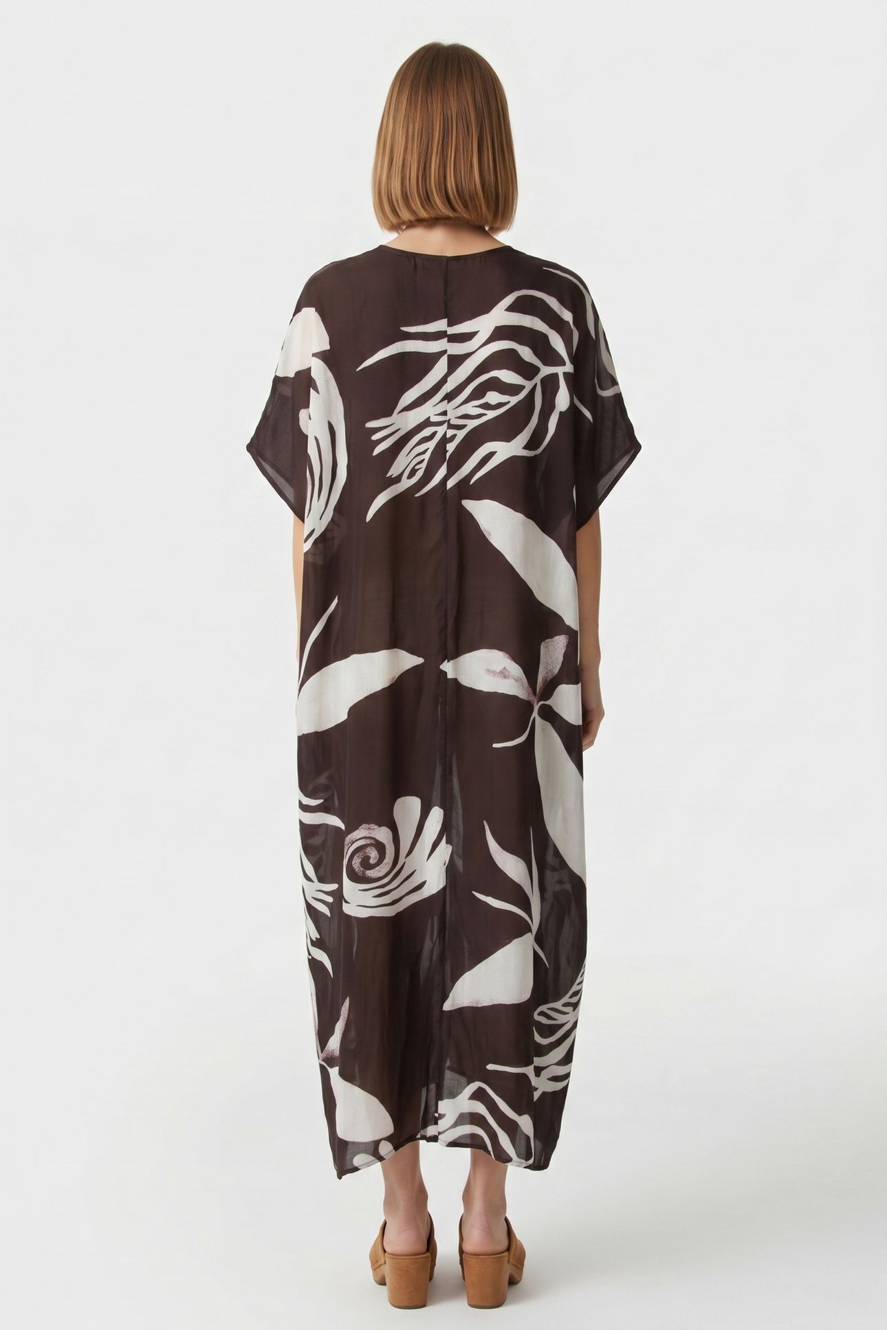 DANYA DRESS BROWN 2