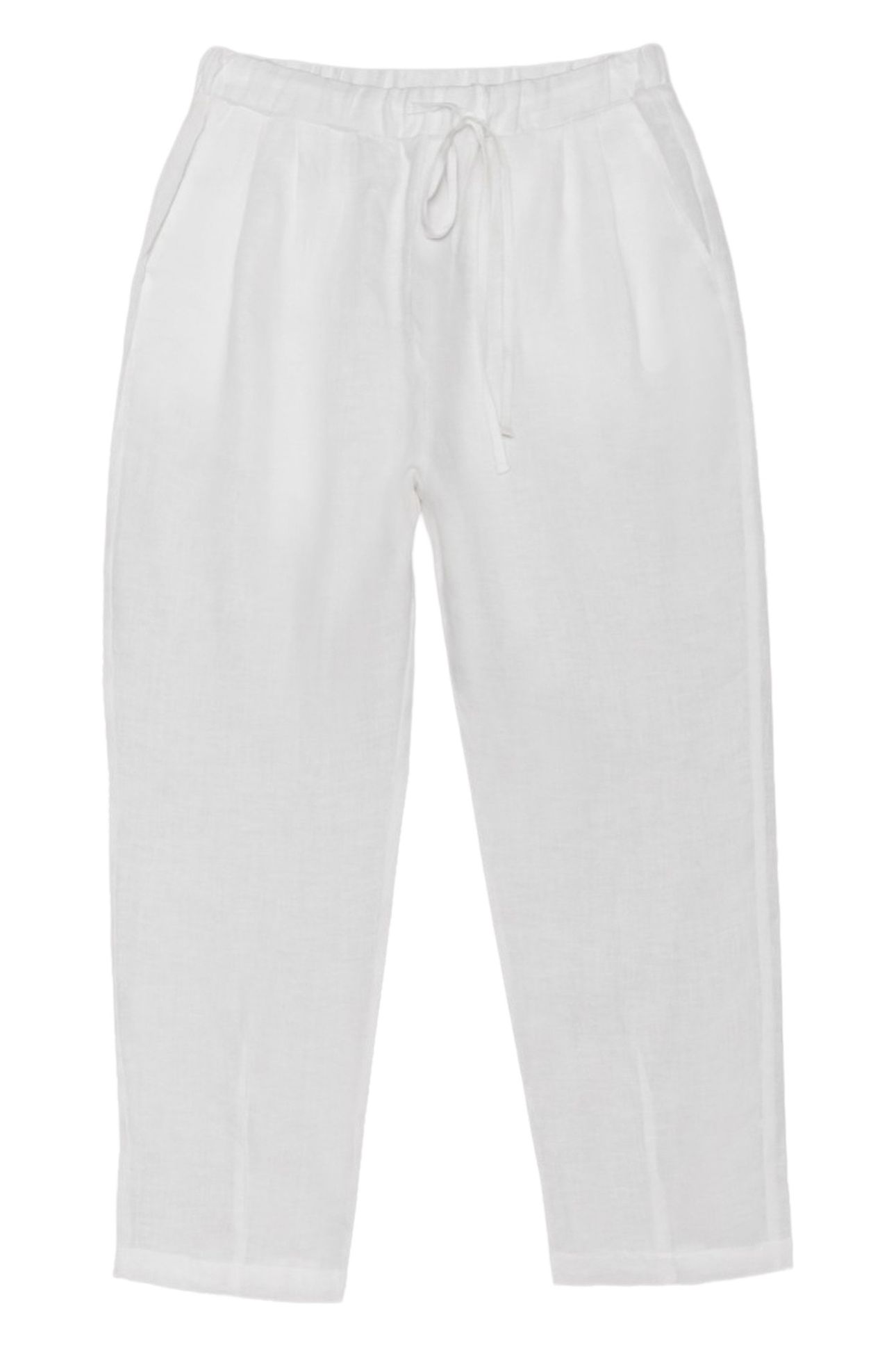 THE WHITE LINEN PANTS WHITE 1