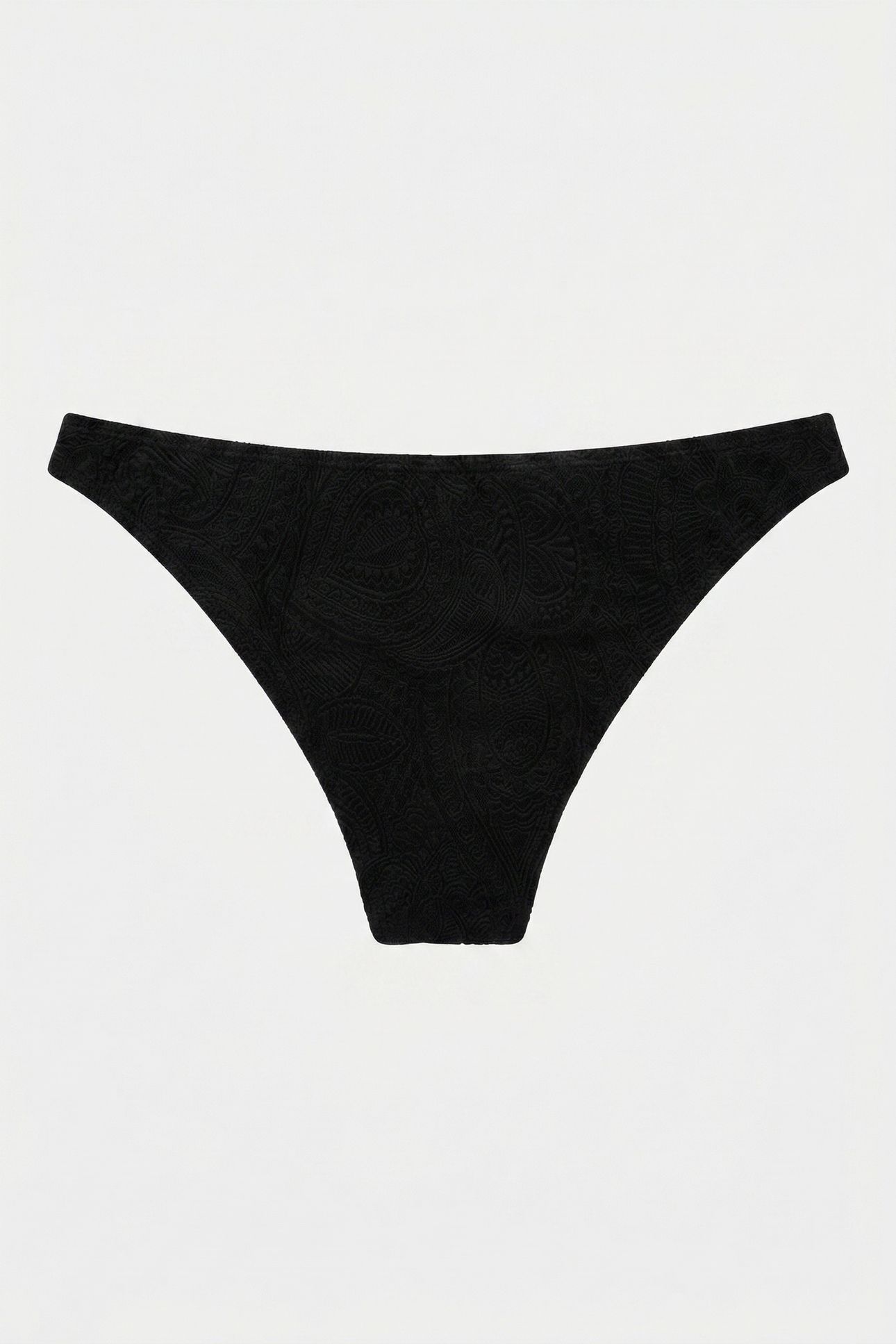 REGULAR BIKINI BOTTOM PAISLEY STRUCTURE BLACK PAISLEY STRUCT 4