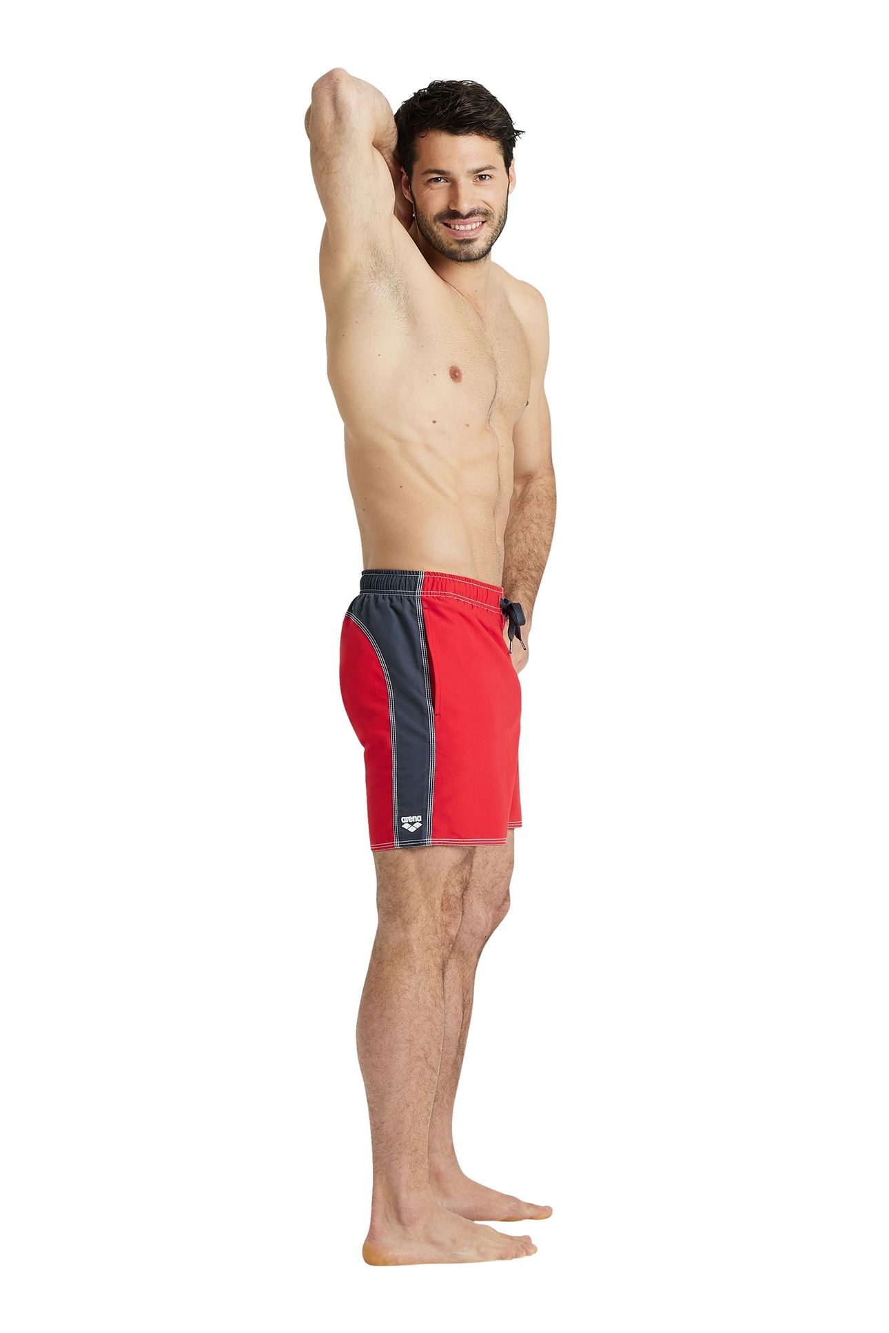 FUNDAMENTALS BICOLOR BOXER RED-ASPHALT 3