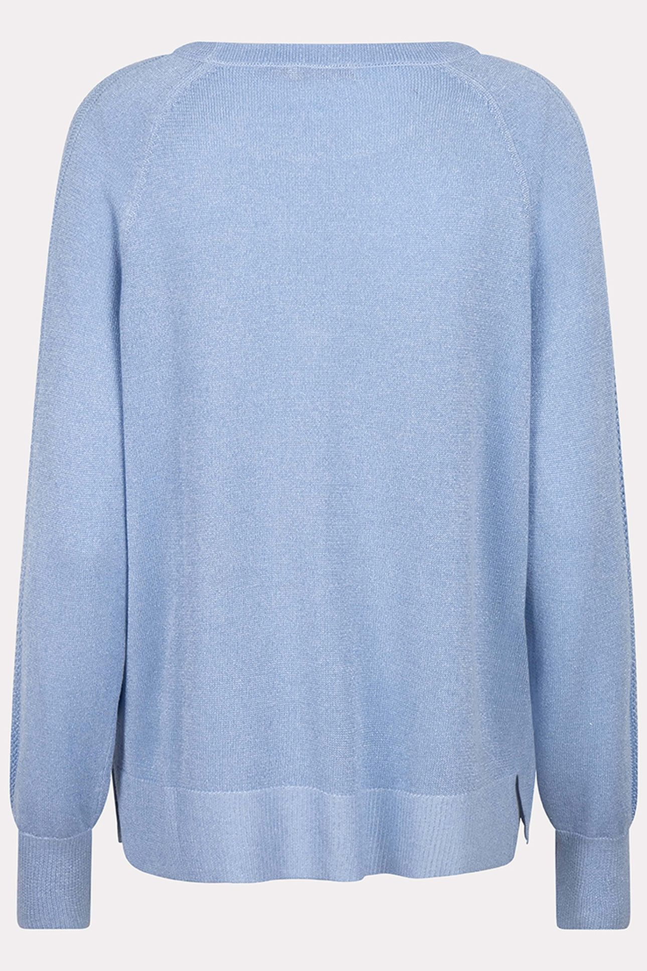SWEATER RAGLAN POINTELLE LUREX SKY BLUE 5