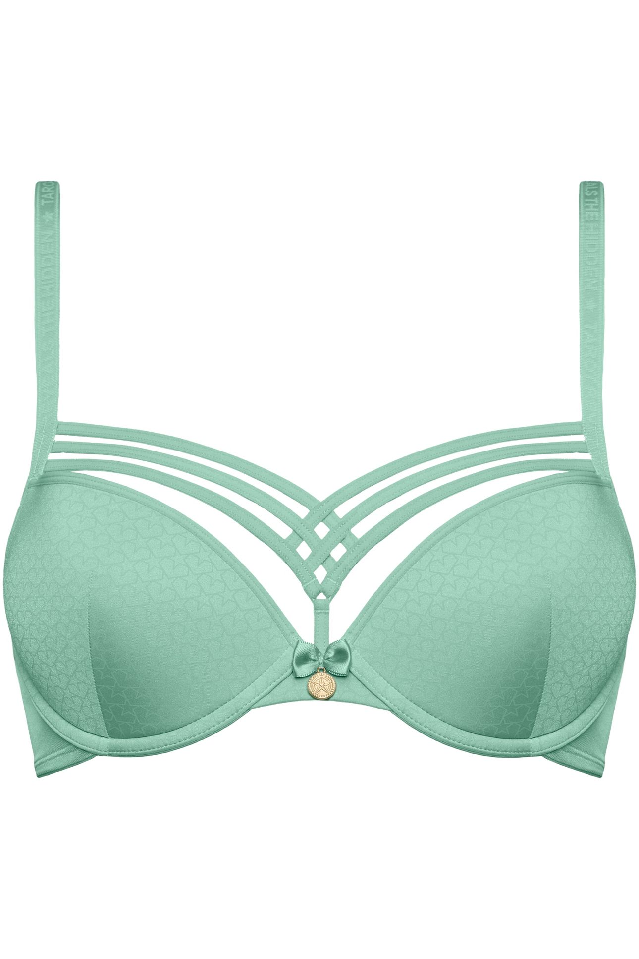 DAME DE PARIS BRAPUSH UPWIRED PADDED GREEN 3