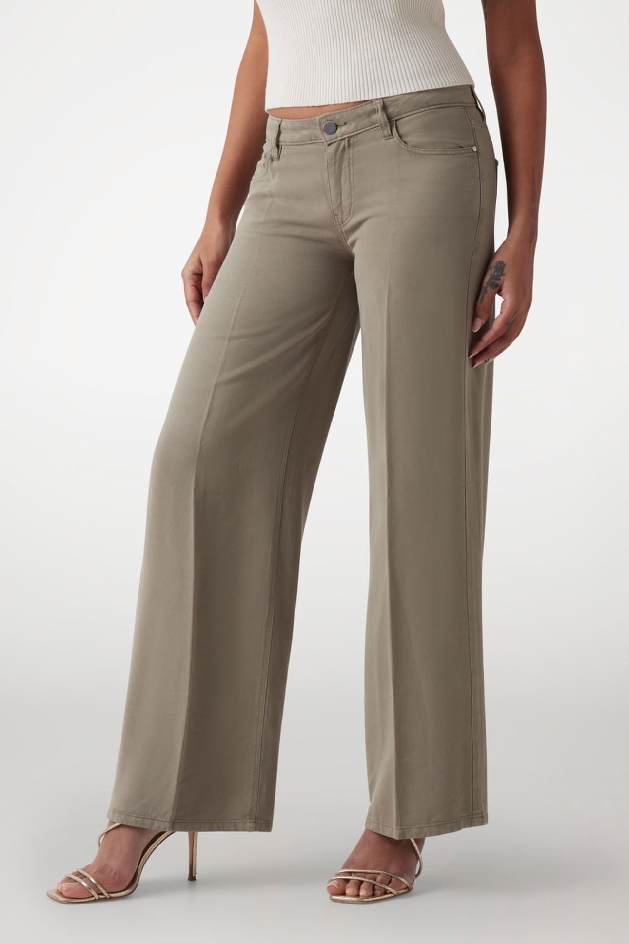 GUESS ECO SEXY PALAZZO MOSSY GREEN 5