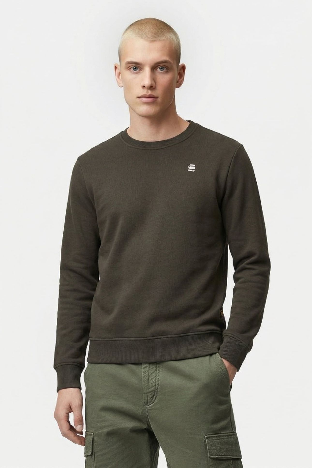 CORE CREW SWEAT L/S GREY 1