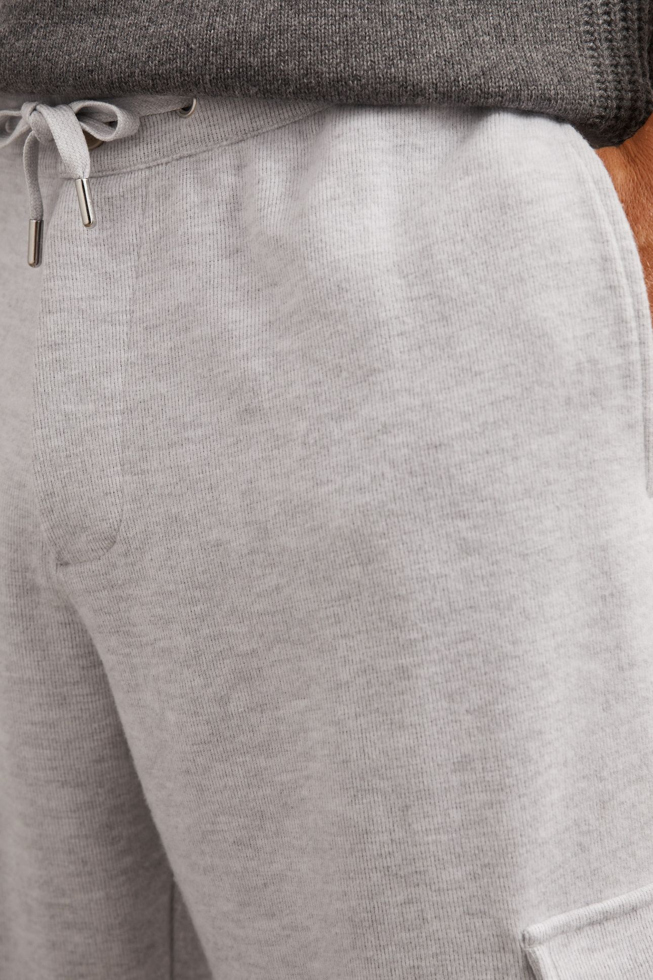 JERSEY CARGO TROUSER GREY MARL 7