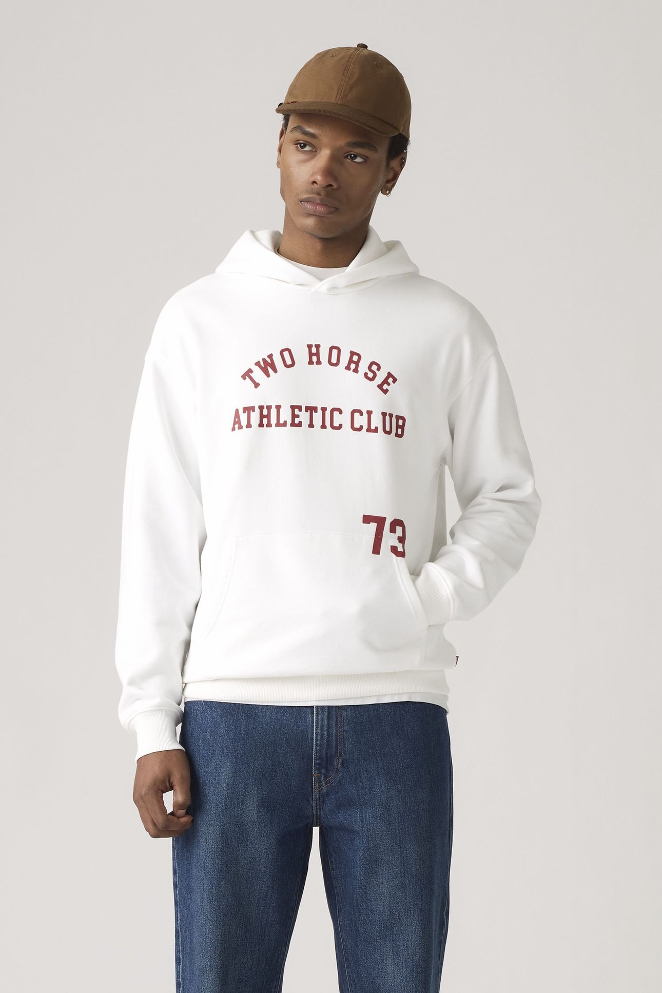 TWO HORSE CROPPED HOODIE 2