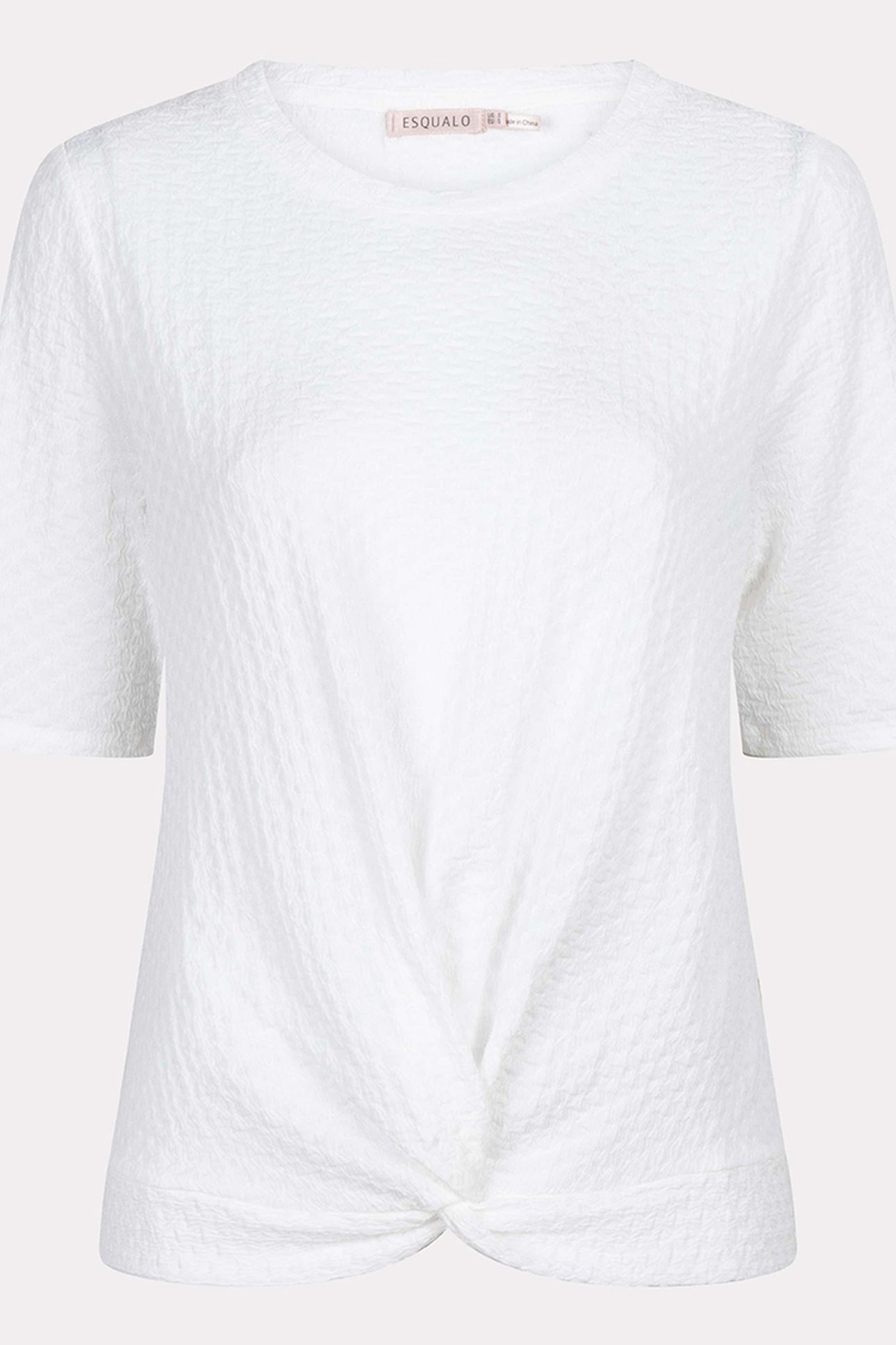 TOP S/SLVE KNOT STRUCTURE OFF WHITE 5