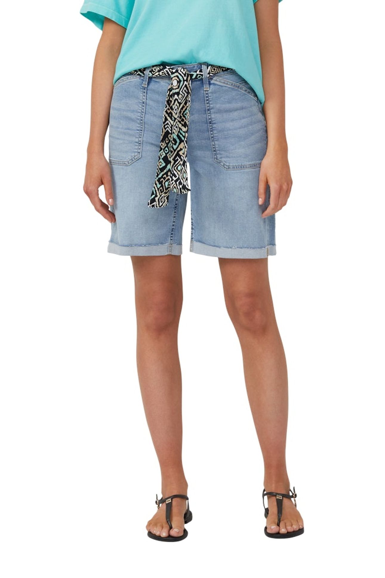 JEANS SHORTS BLUE DENIM 1