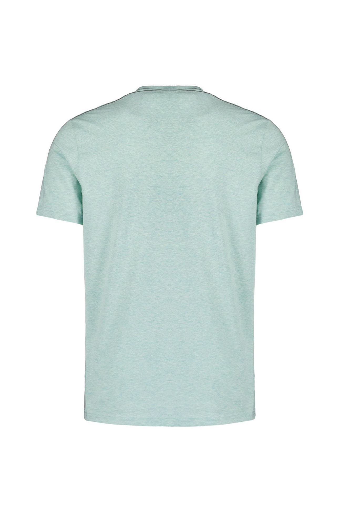 T-SHIRT CREWNECK MELANGE CHEST PRINT ICE 4