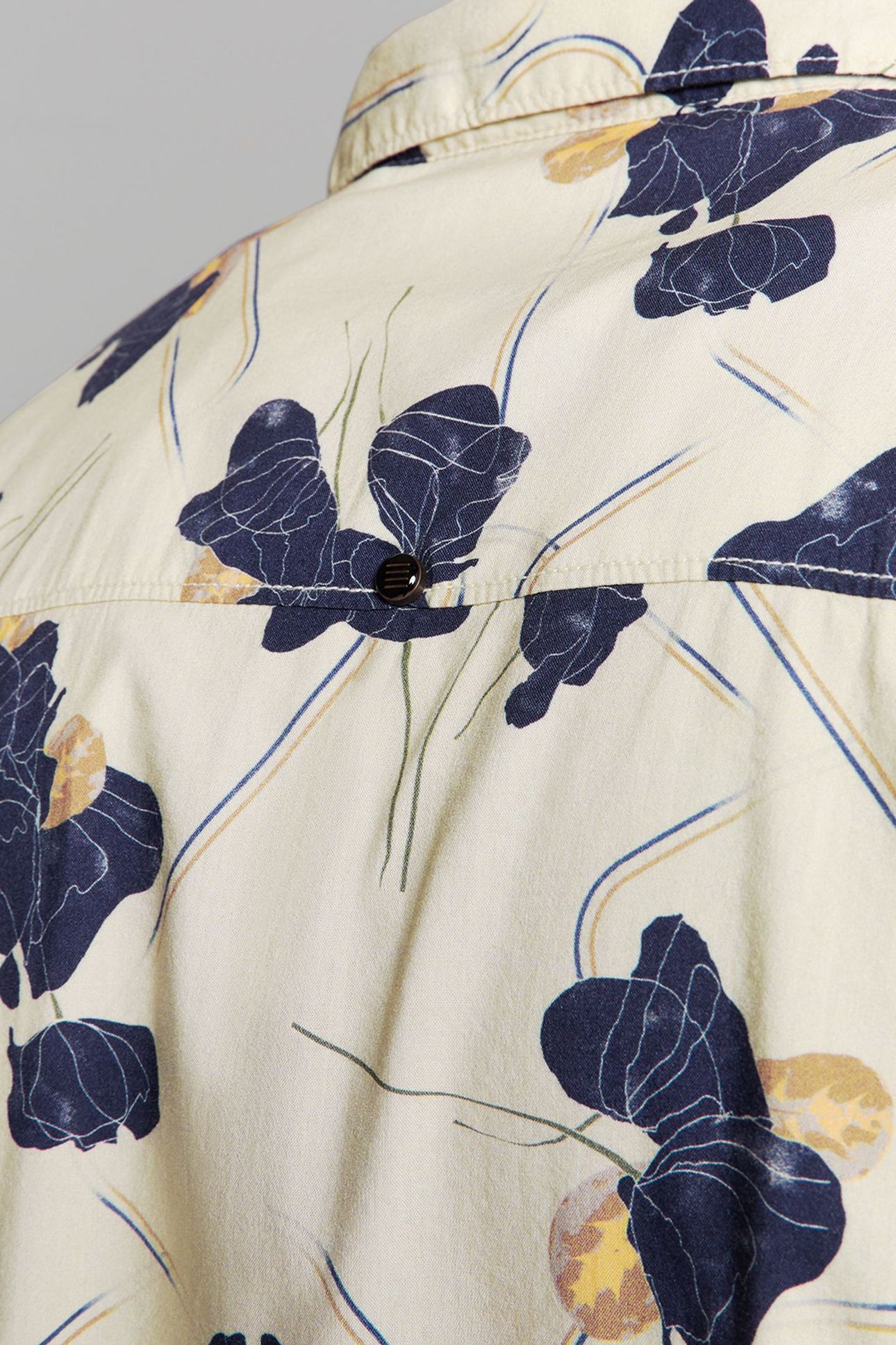 SHIRT SHORT SLEEVE REVERS COLLAR ALLOVER PRINTED CEMENT 6