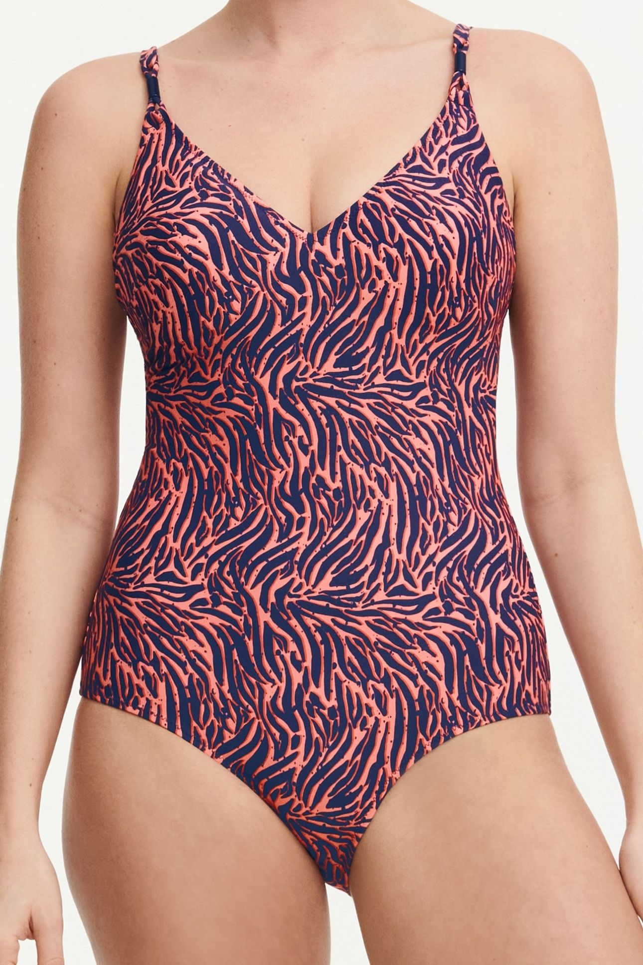 SW 1P WF TSHIRT PLUNGE ZEBRA 1