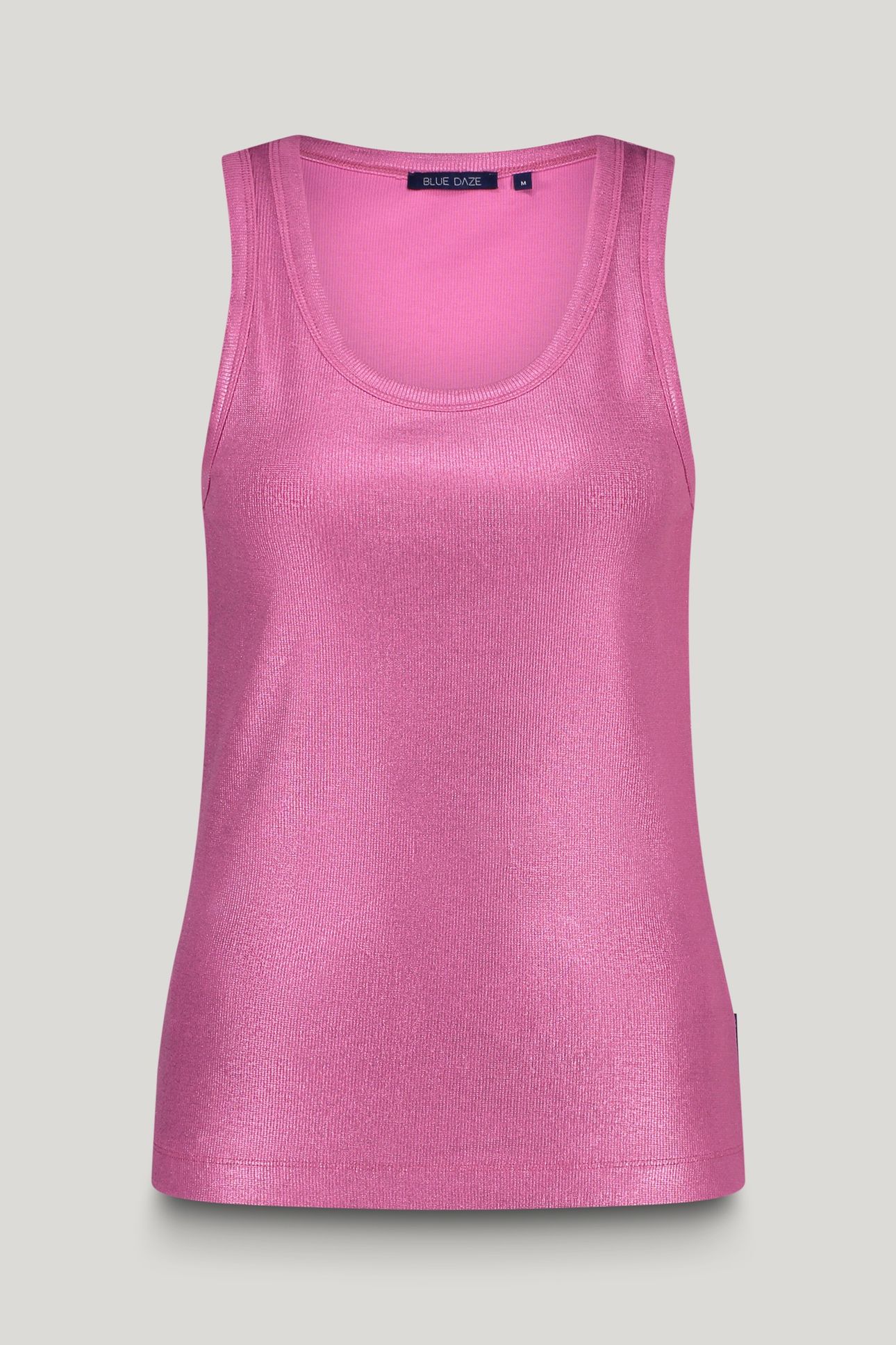 RIB TANKTOP COTTON RIB CYCLAAM 3