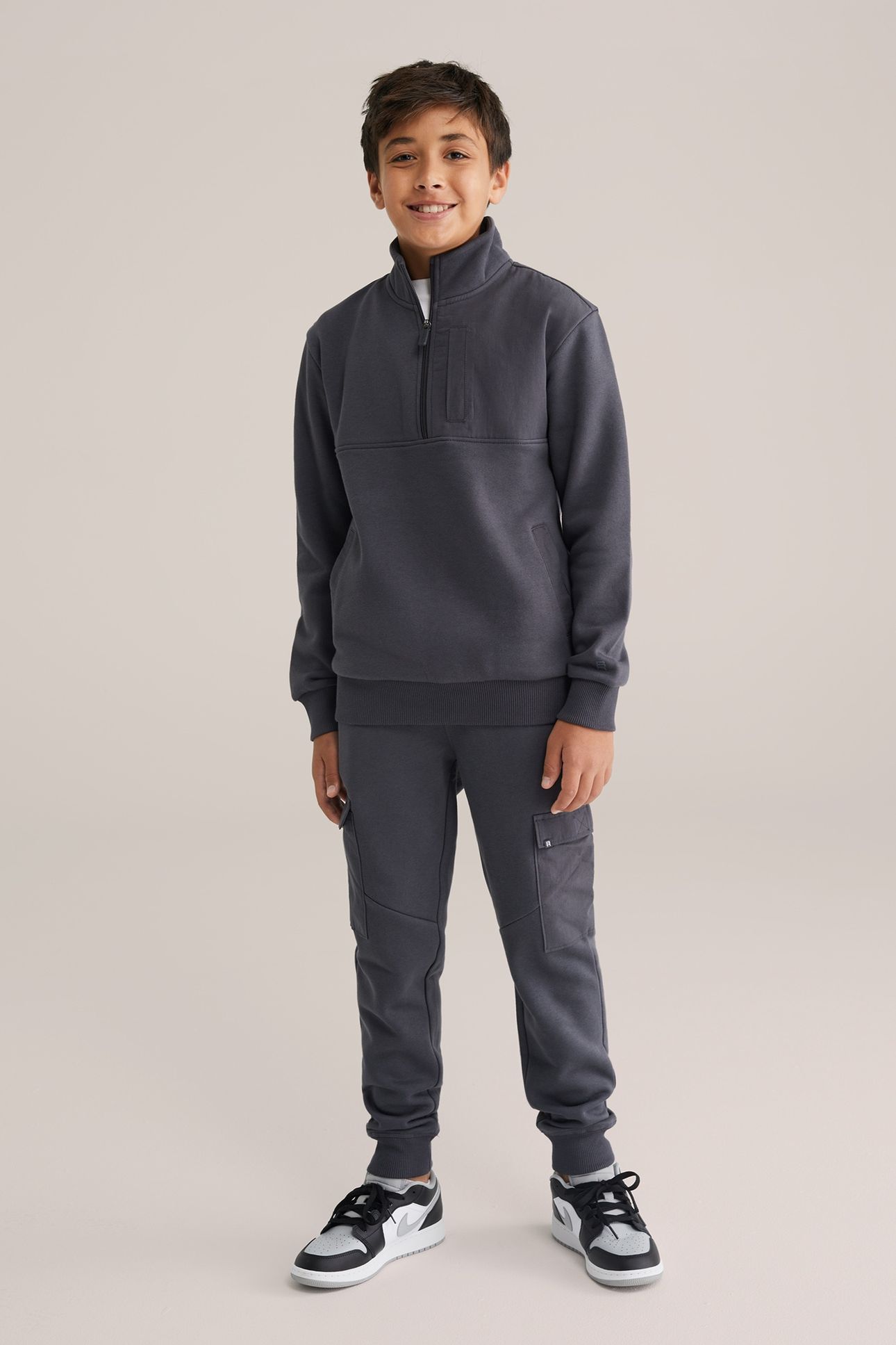 CARGO PANTS DARK GREY 1