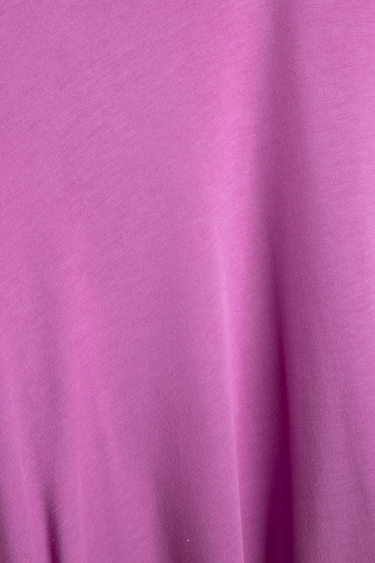 U-NECK TOP FINE VISCOSE CYCLAAM 4