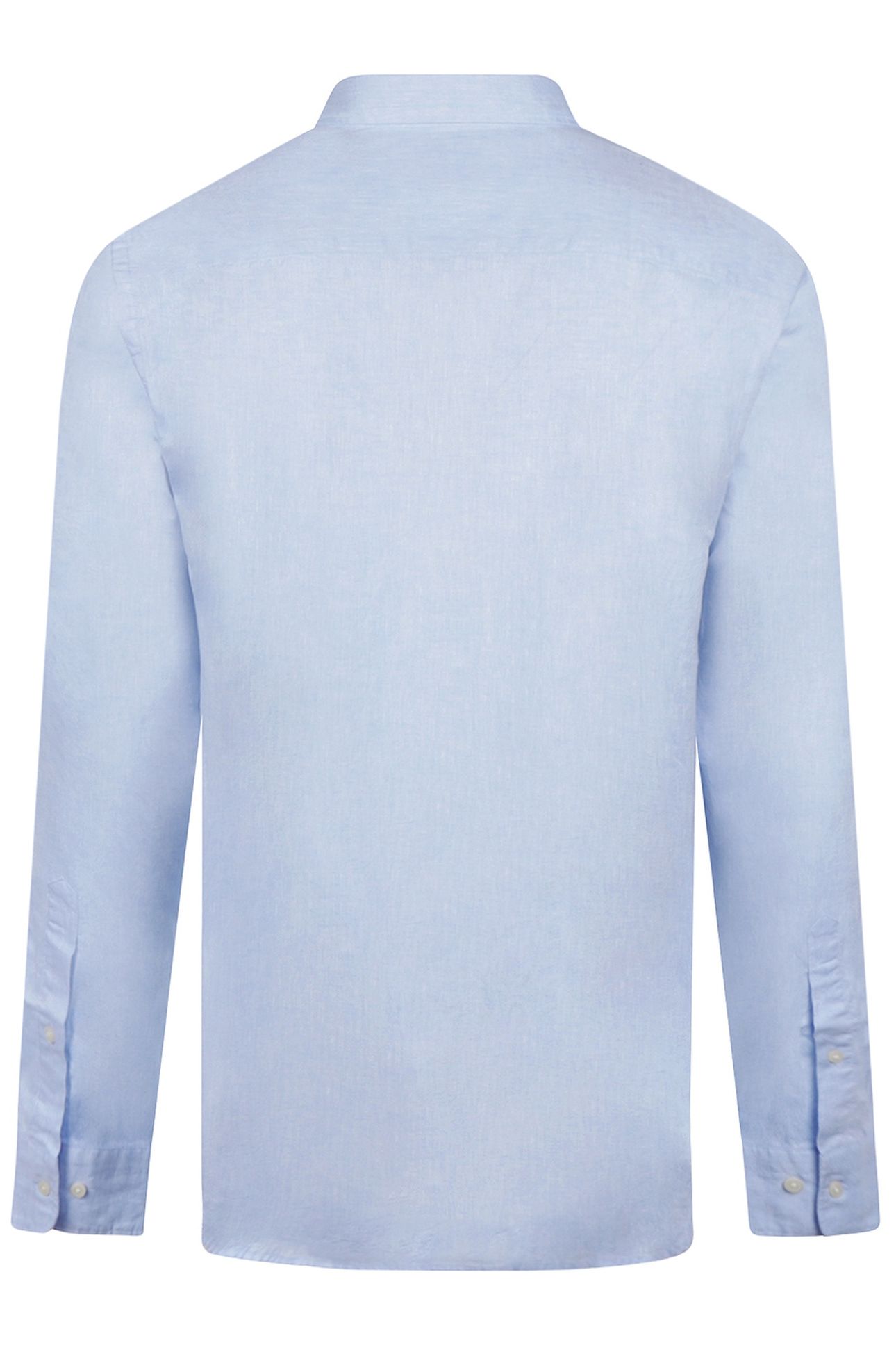 COTTON/LINNEN SHIRT LIGHT BLUE 2