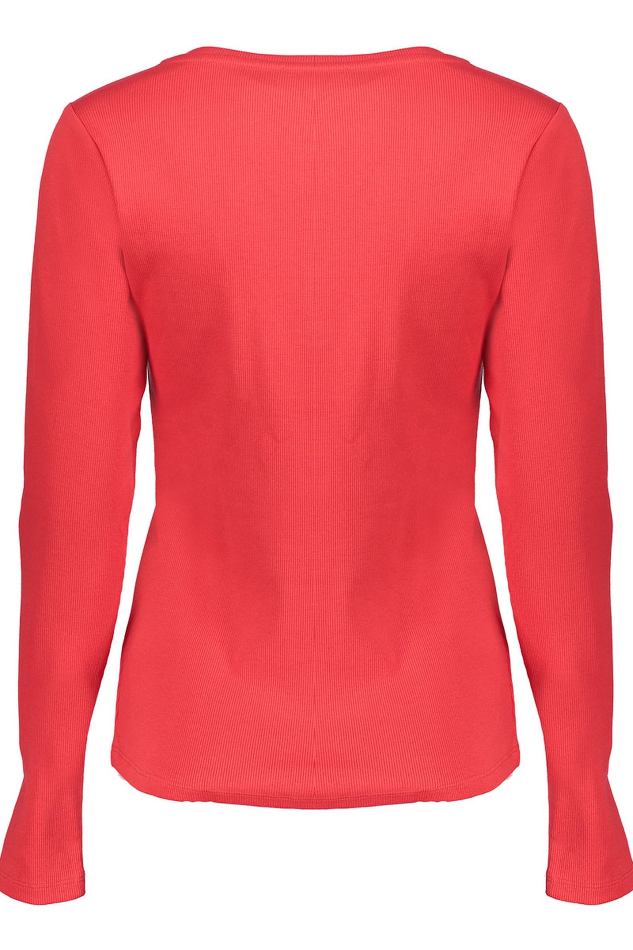 T-SHIRT RIB ROUND NECK RED 2