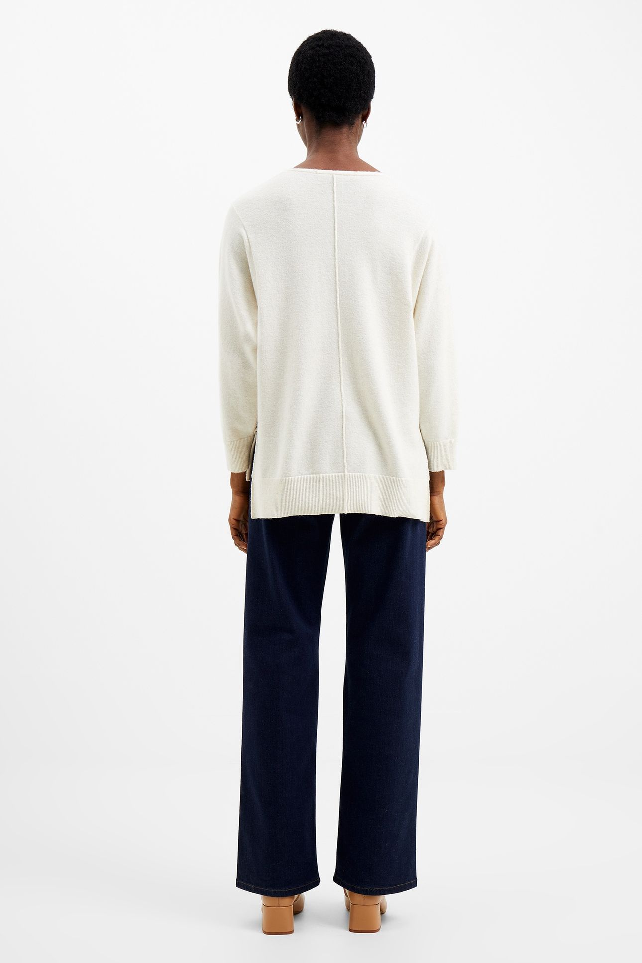EBBA VHARI VNCK JUMPER OATMEAL MEL 3
