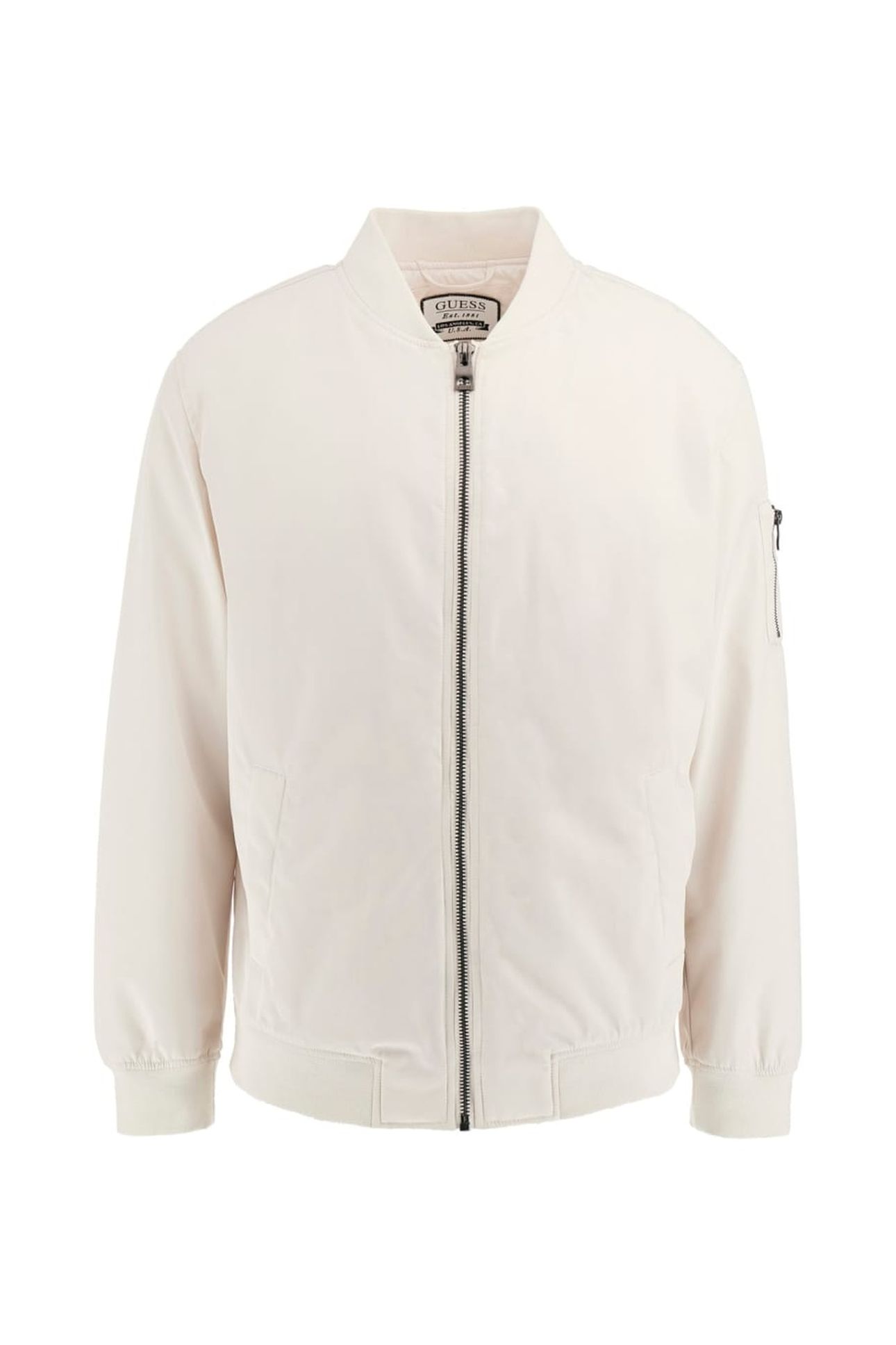 GUESS ECO SATIN BOMBER MUTED STONE 1