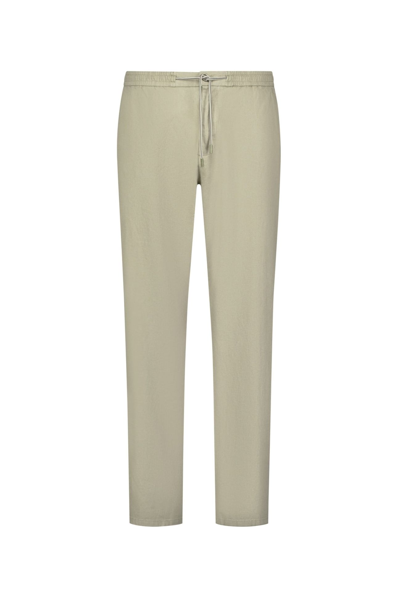 BEACH PANT WITH LINEN GARMENT DYED TAUPE 1