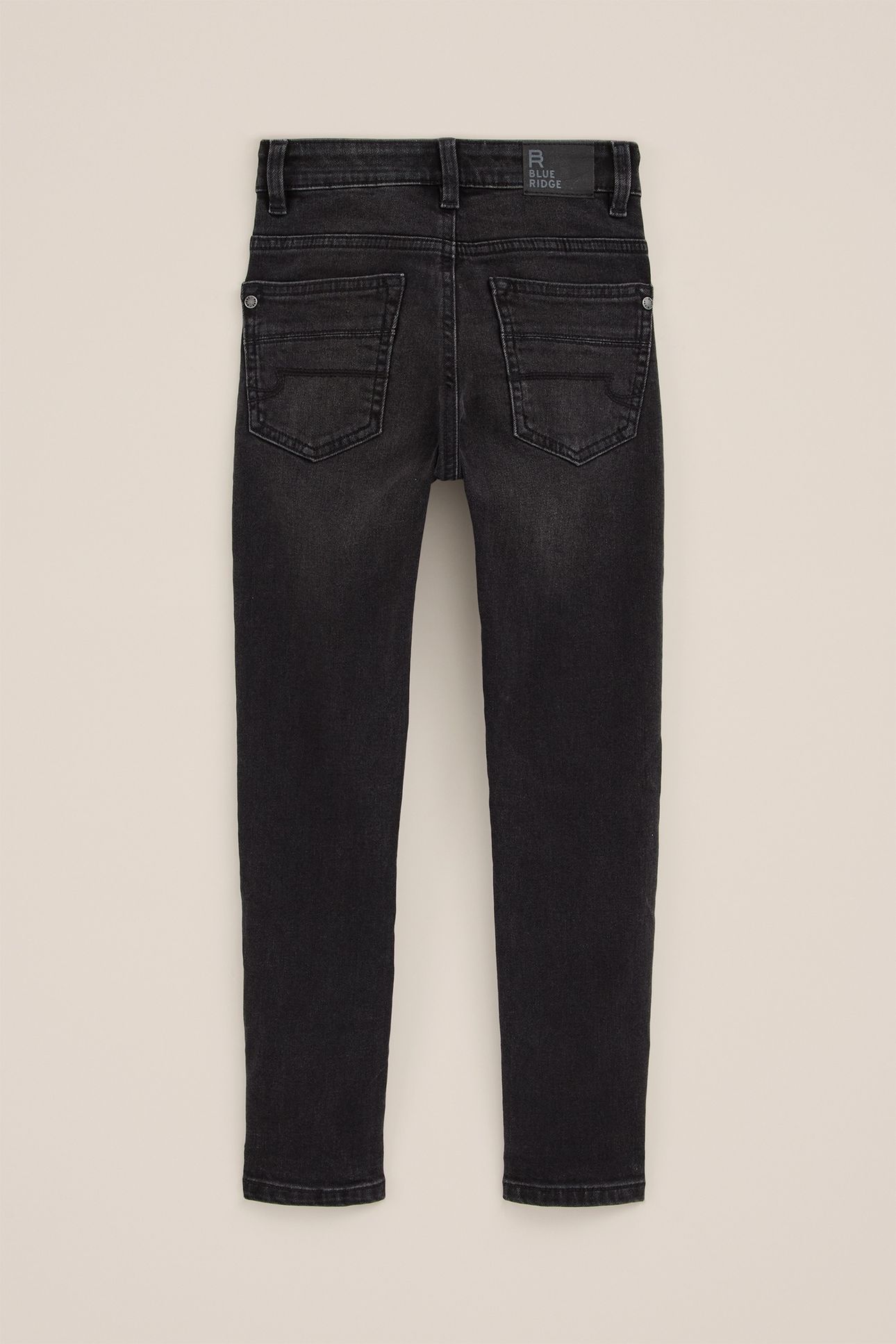5-POCKET MID WAIST DARK GREY 4