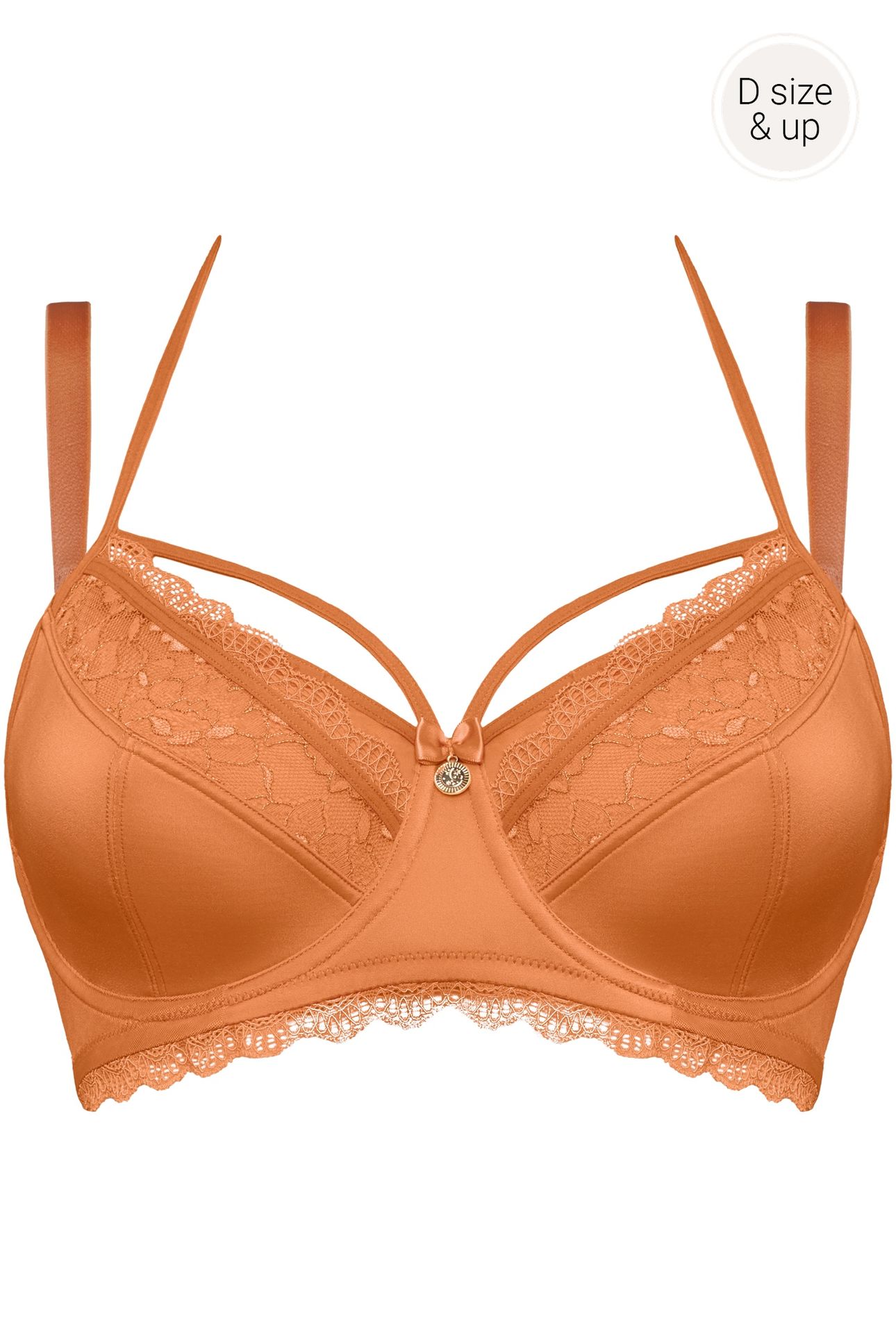 CARITA BRABALCONYWIRED UNPADDED ORANGE 3