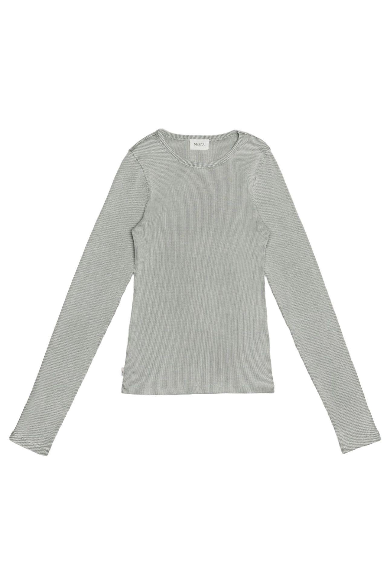 THE GREEN RIBBED LONGSLEEVE GREEN 1
